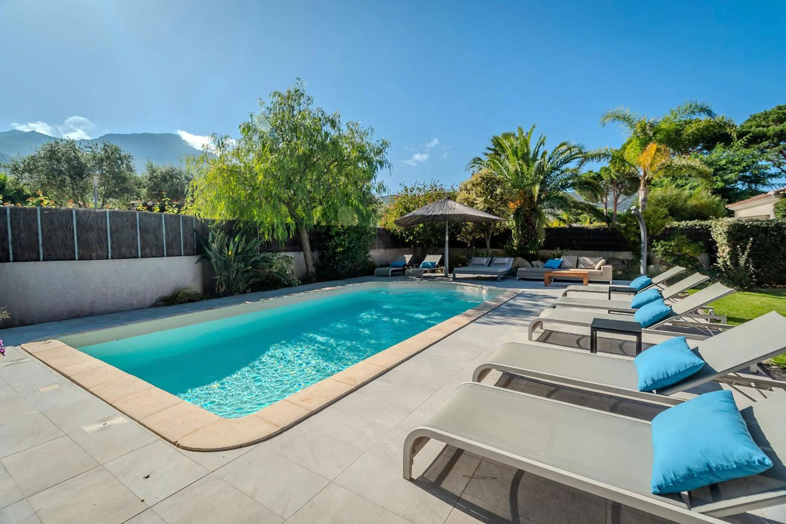 Garden view in Domaine Villas Mandarine Private Pools & Spa