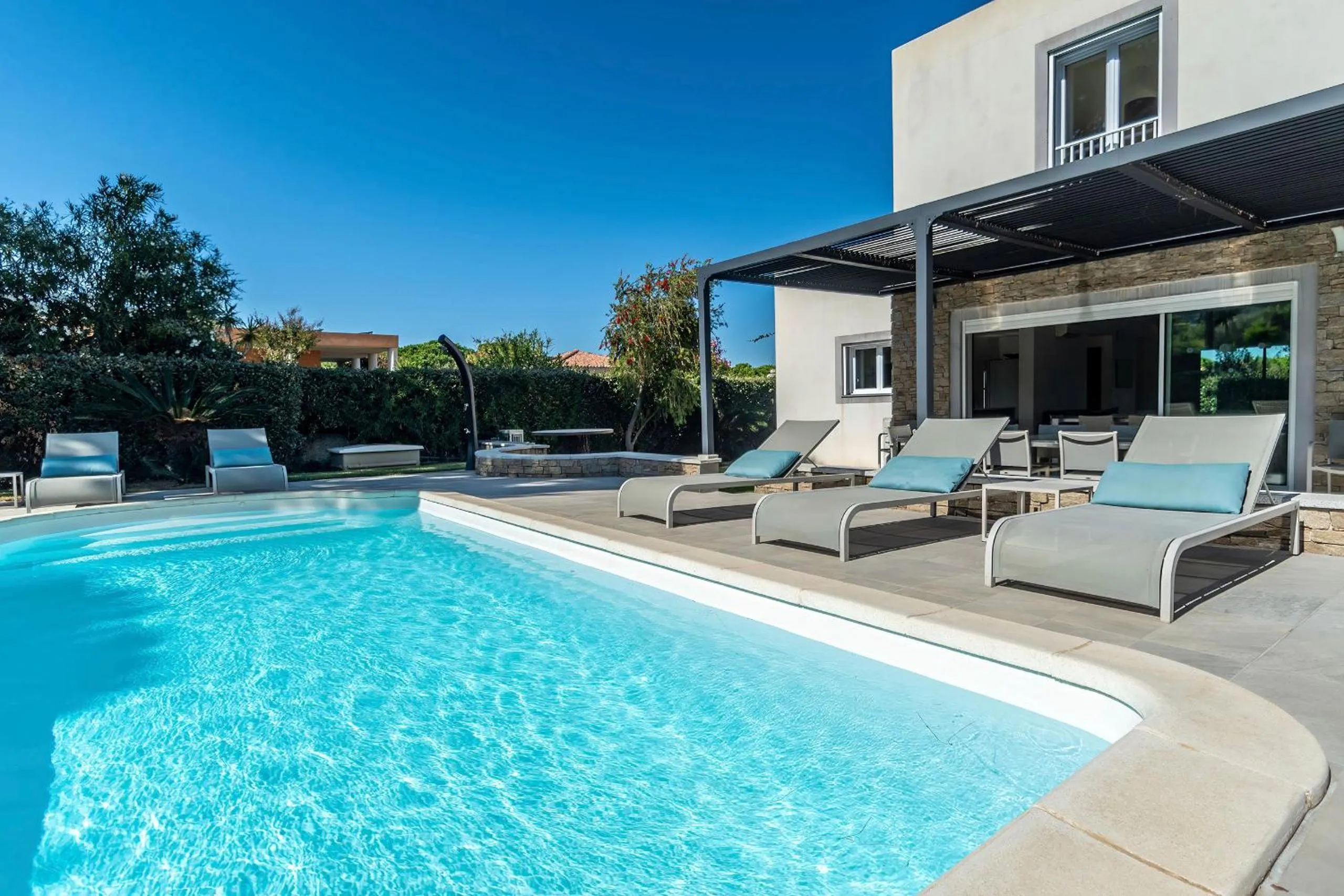 Patio in Domaine Villas Mandarine Private Pools & Spa