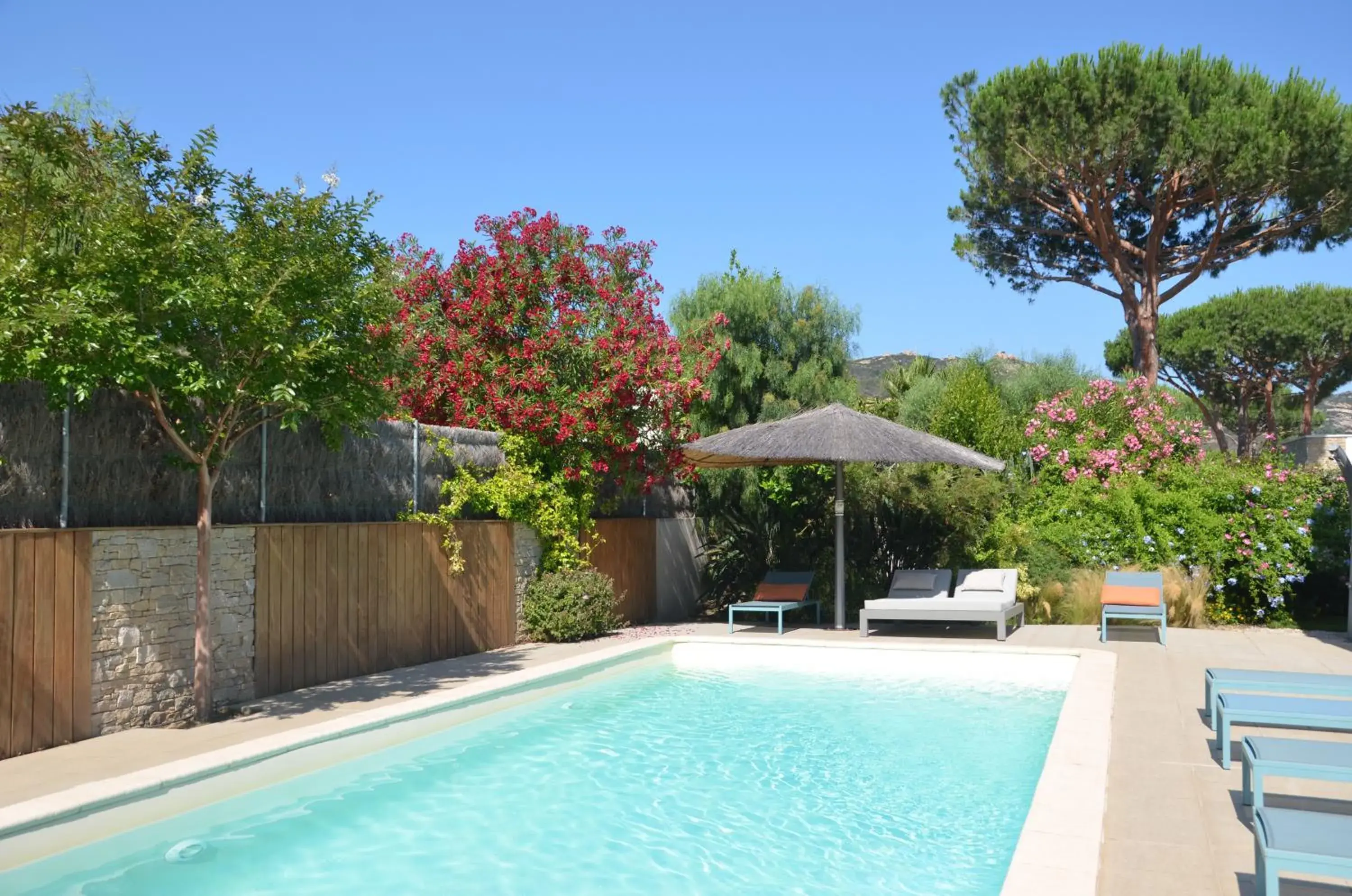 Pool view in Domaine Villas Mandarine Private Pools & Spa Pool view in Domaine Villas Mandarine Private Pools & Spa