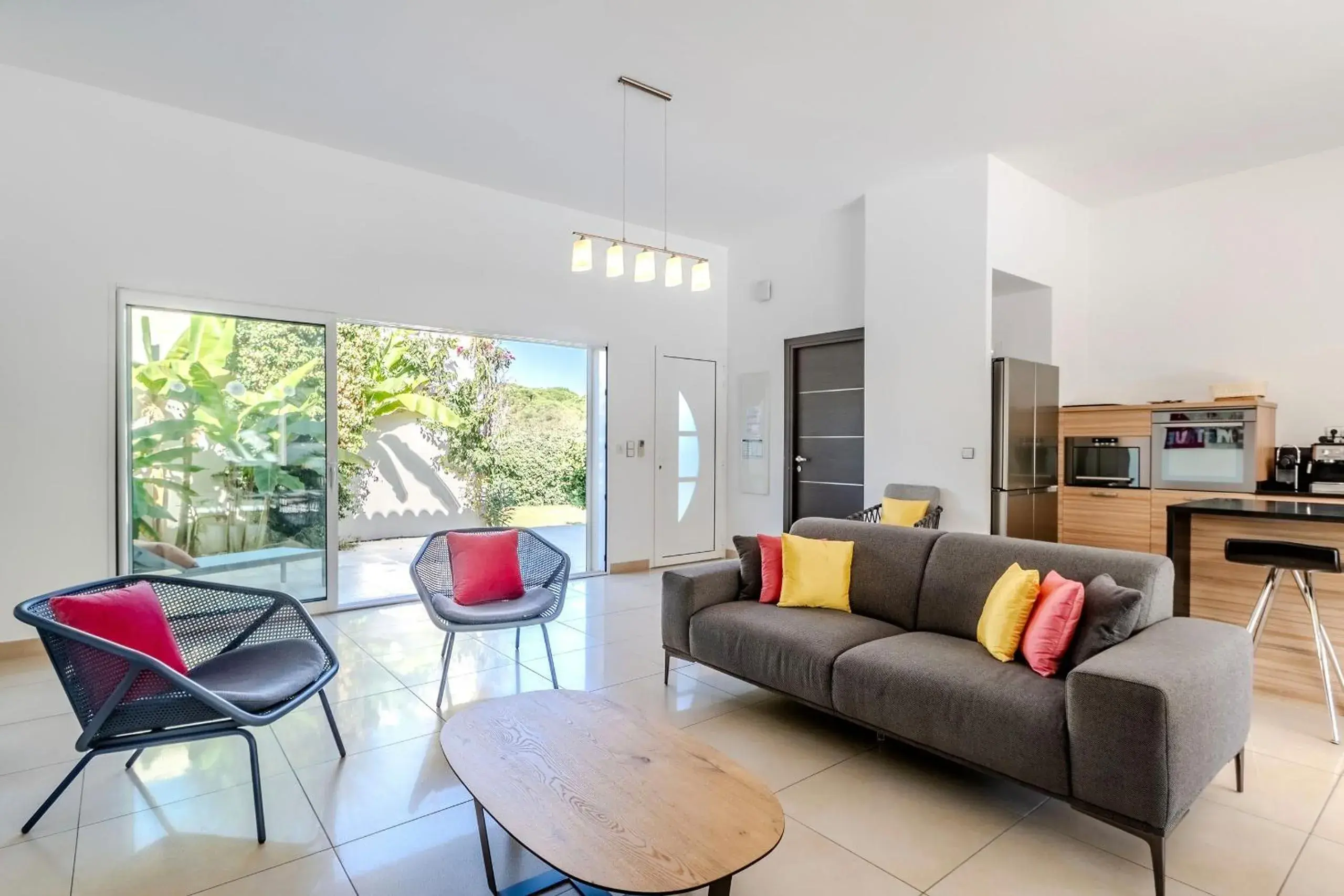 Kitchen or kitchenette in Domaine Villas Mandarine Private Pools & Spa Kitchen or kitchenette in Domaine Villas Mandarine Private Pools & Spa