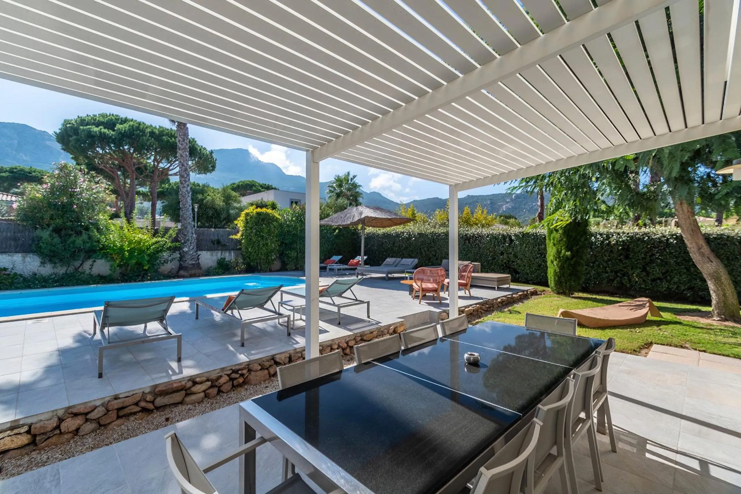 Patio in Domaine Villas Mandarine Private Pools & Spa