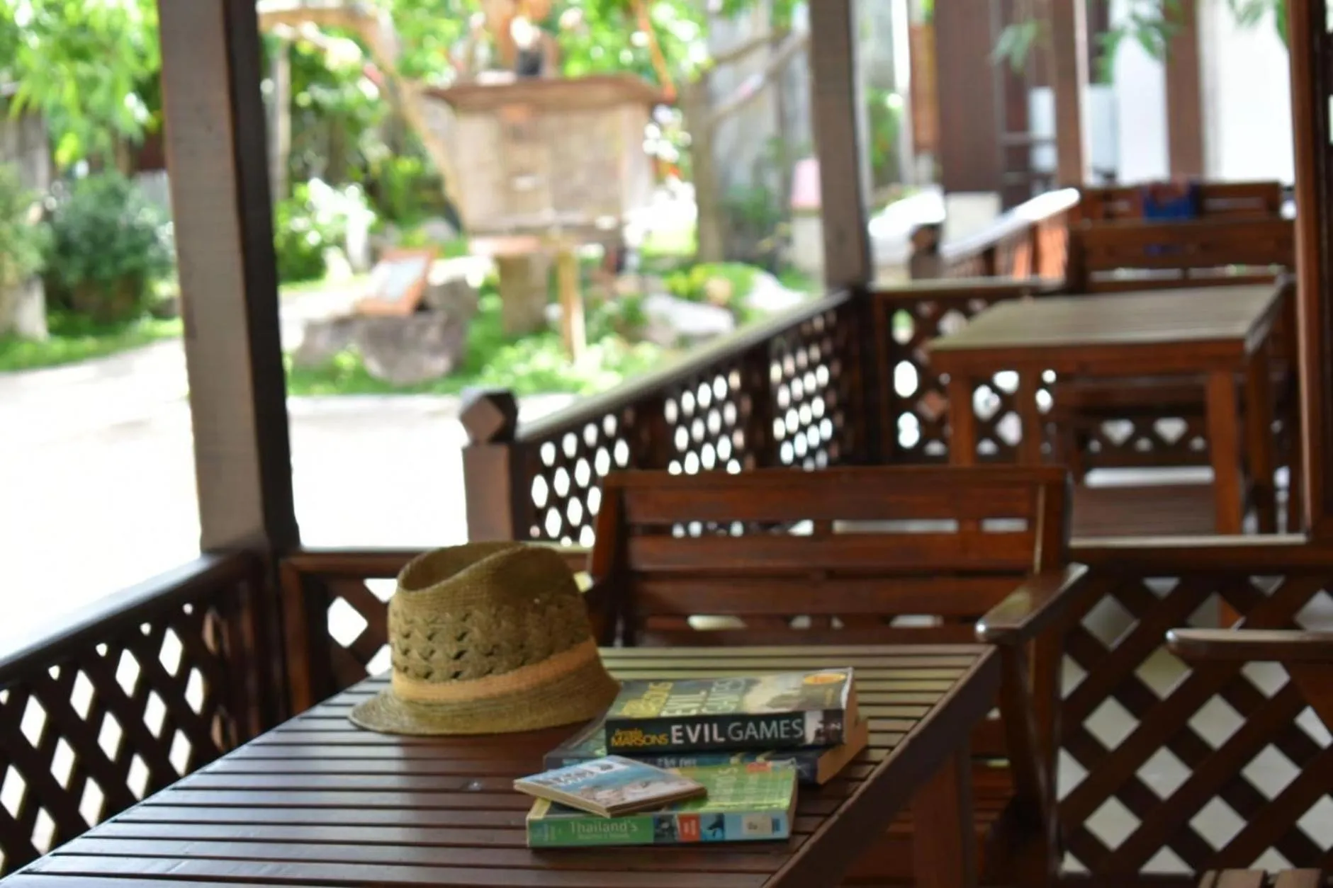 Balcony/Terrace in Sairee Hut Resort Koh Tao