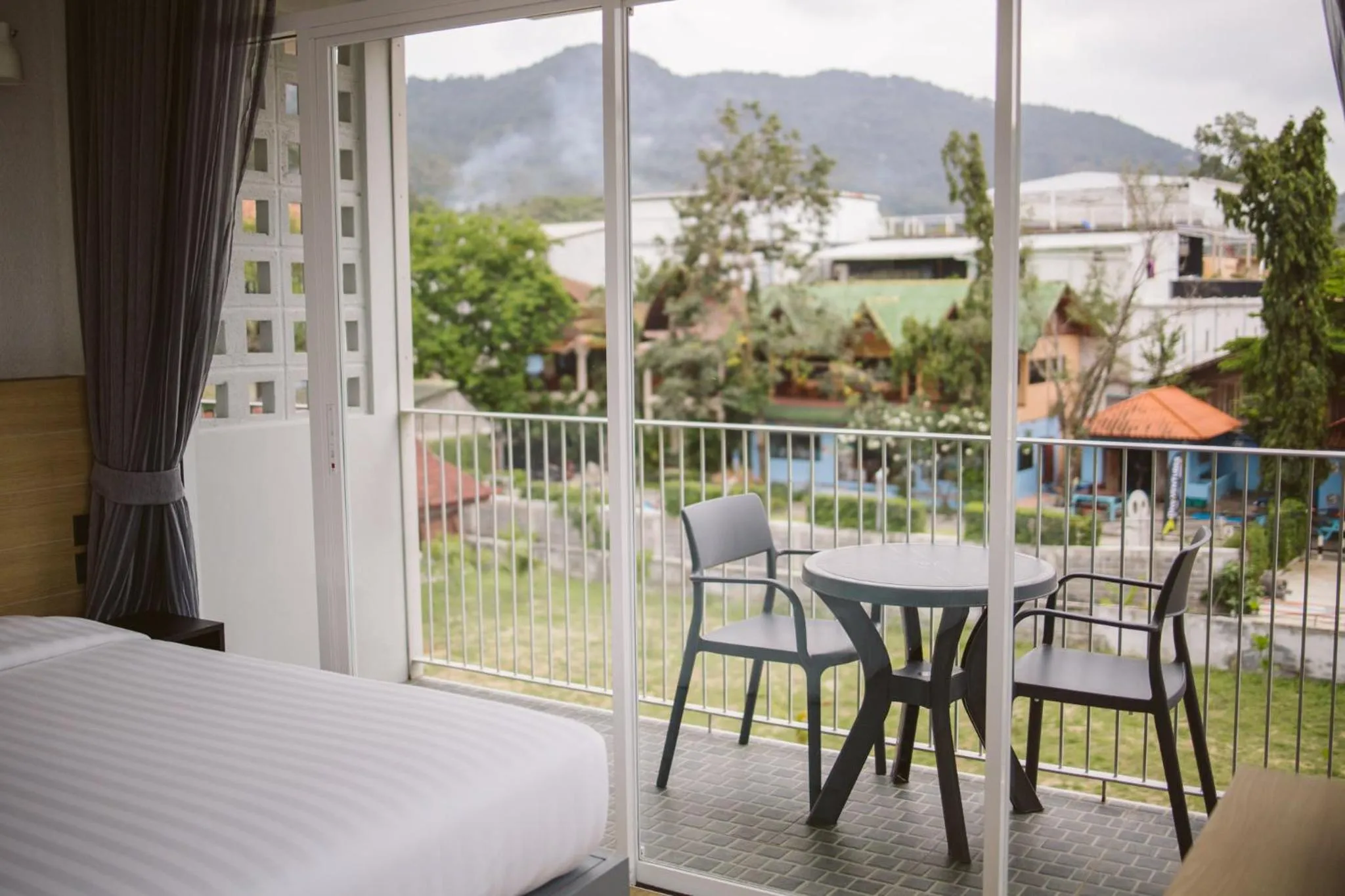 Balcony/Terrace in Sairee Hut Resort Koh Tao