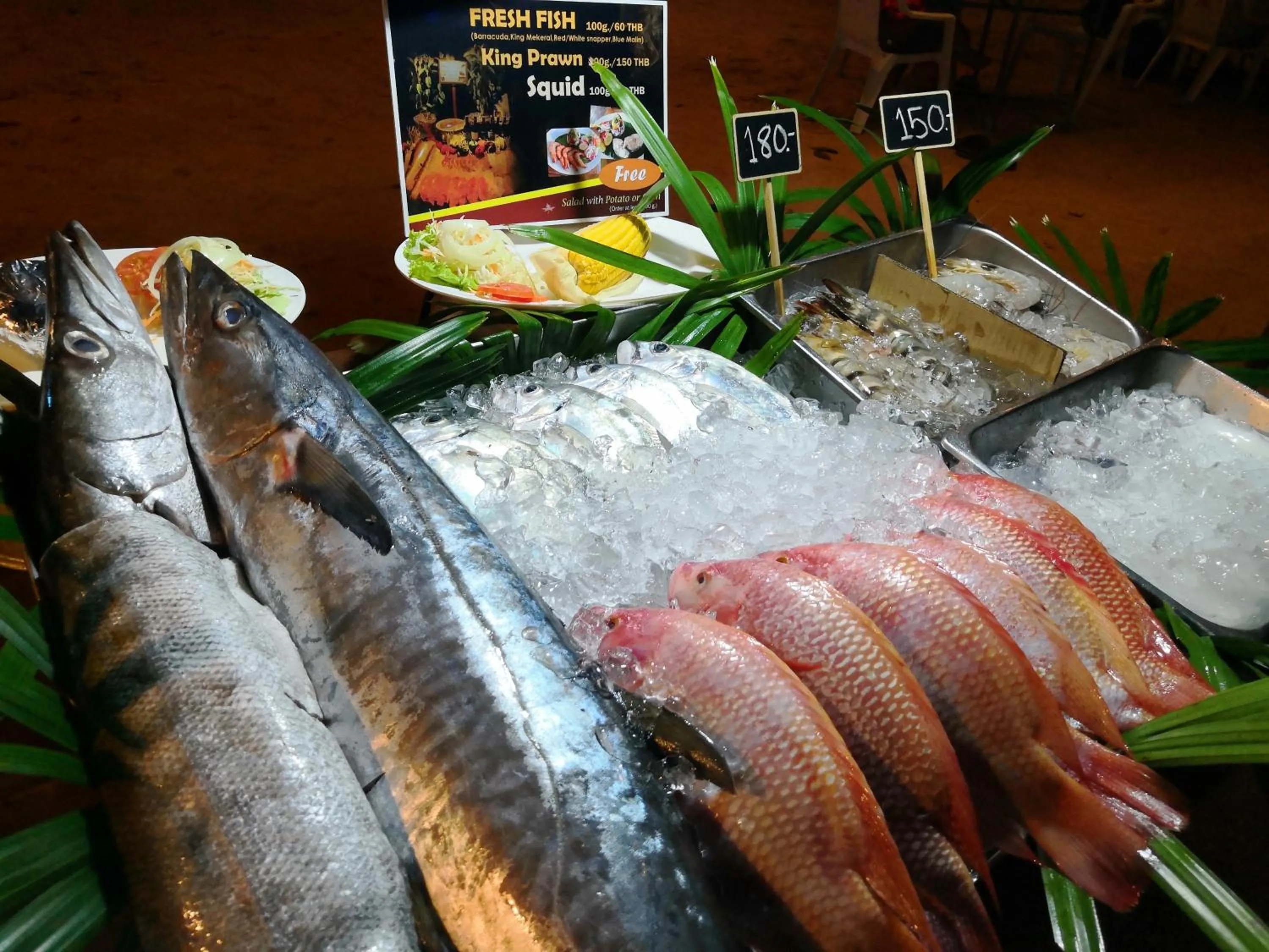 BBQ facilities in Sairee Hut Resort Koh Tao