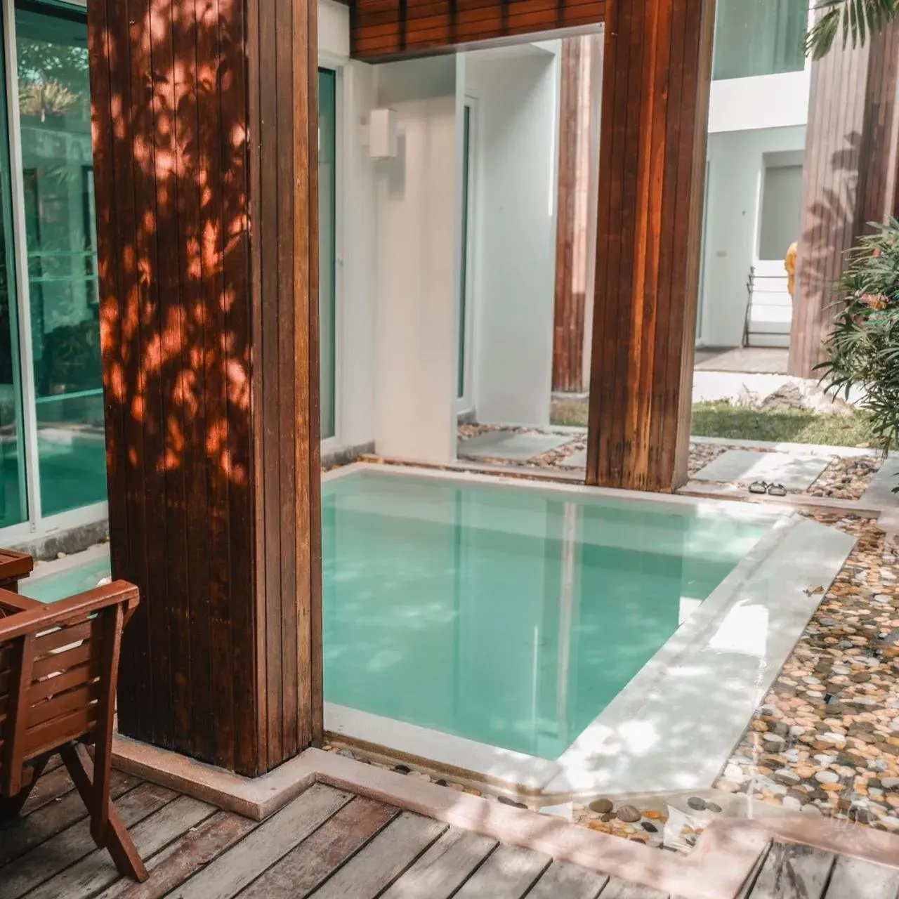 Swimming pool in Sairee Hut Resort Koh Tao Swimming pool in Sairee Hut Resort Koh Tao