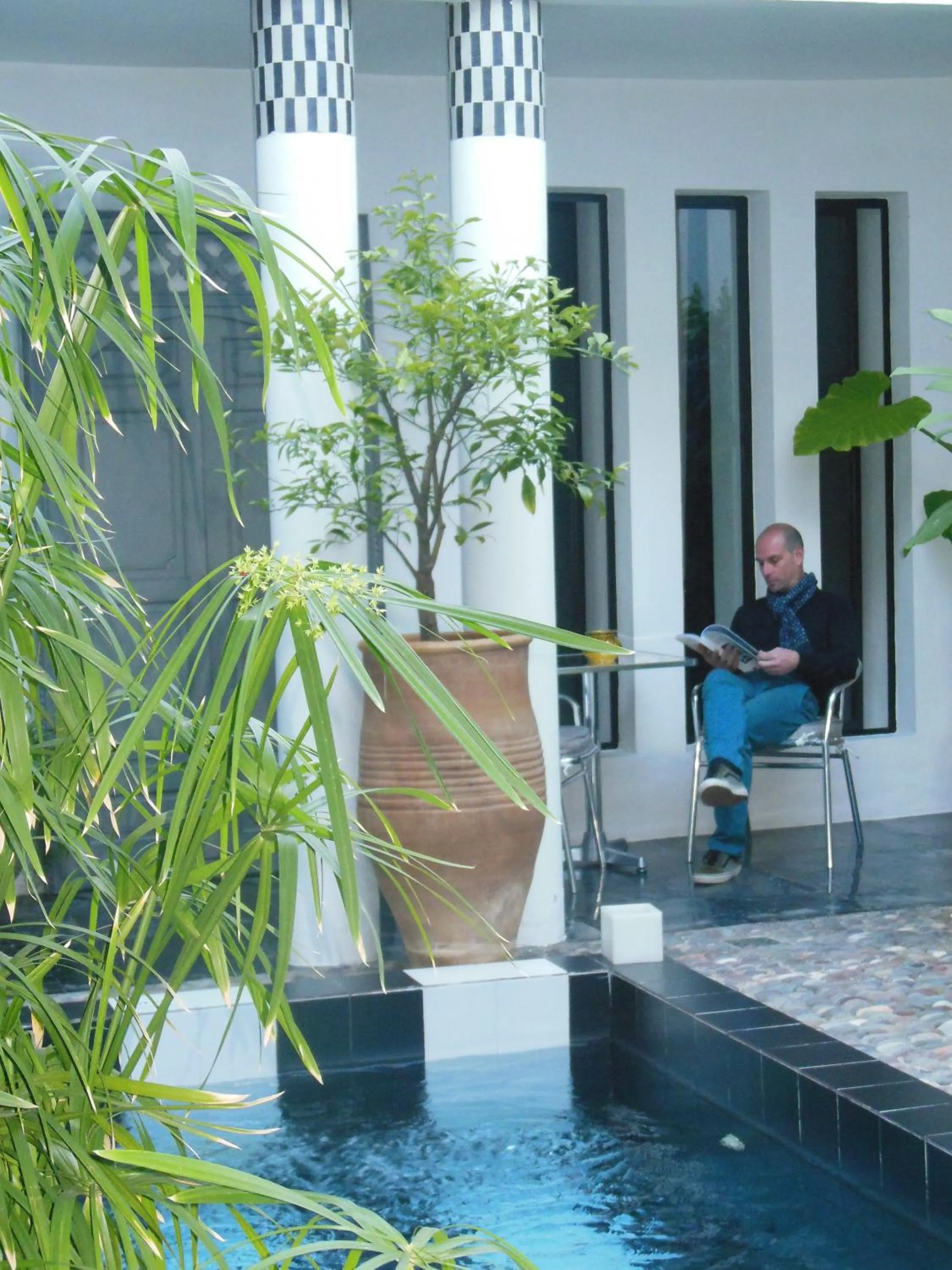 Patio in Riad Tchina