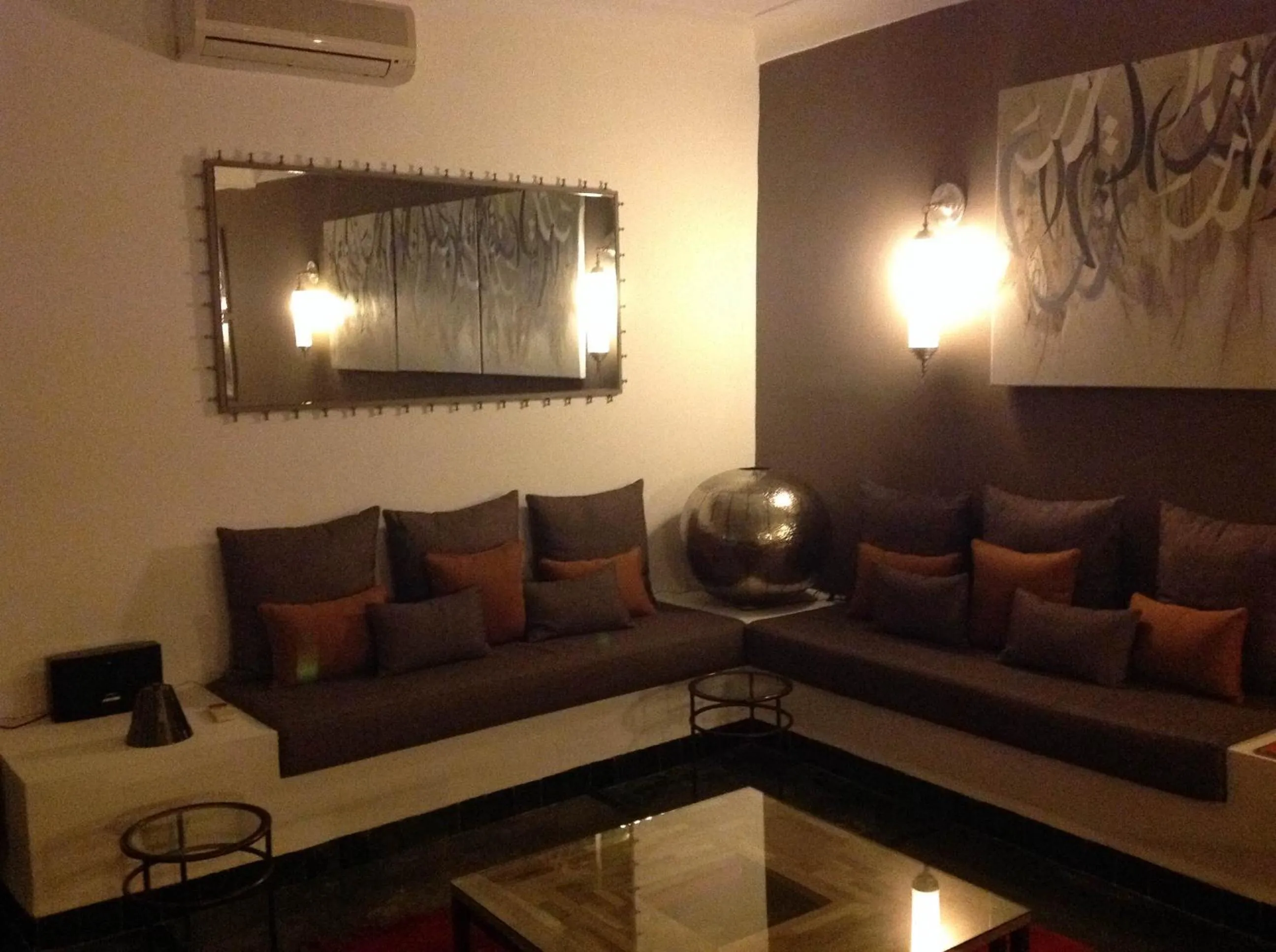 Living room in Riad Tchina