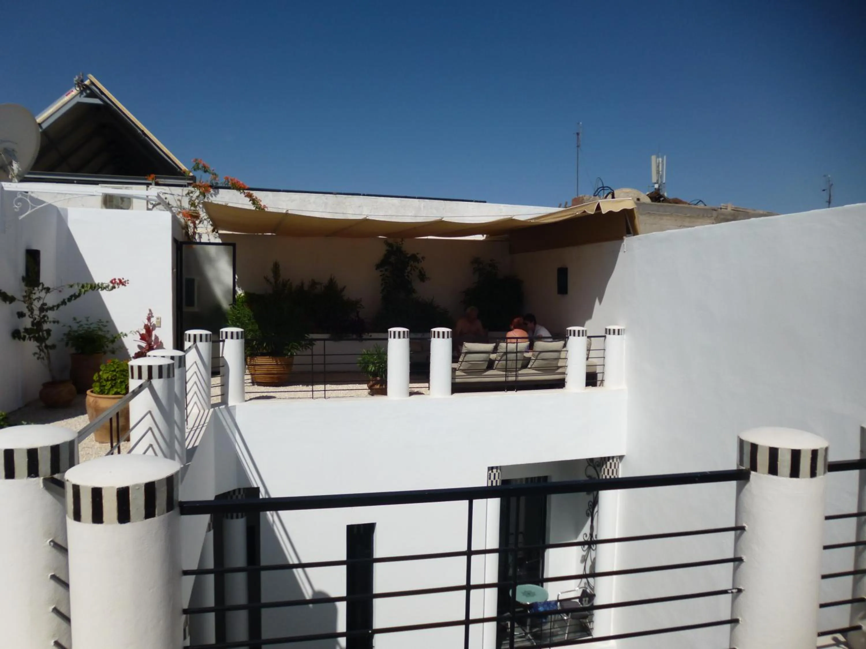 Balcony/Terrace in Riad Tchina