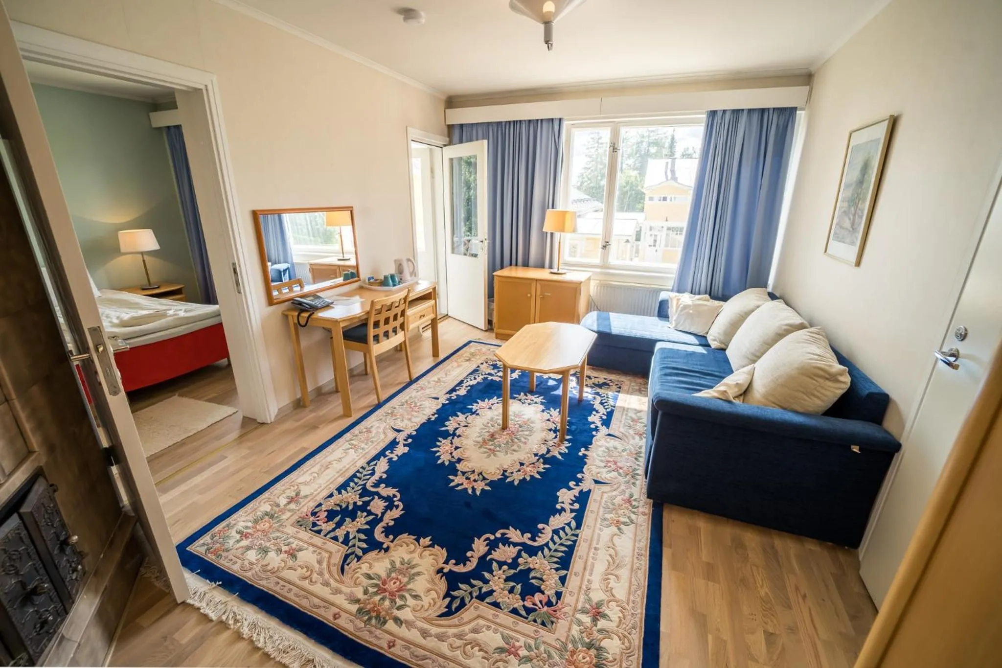 Bed in Karolineburg Manor House Hotel