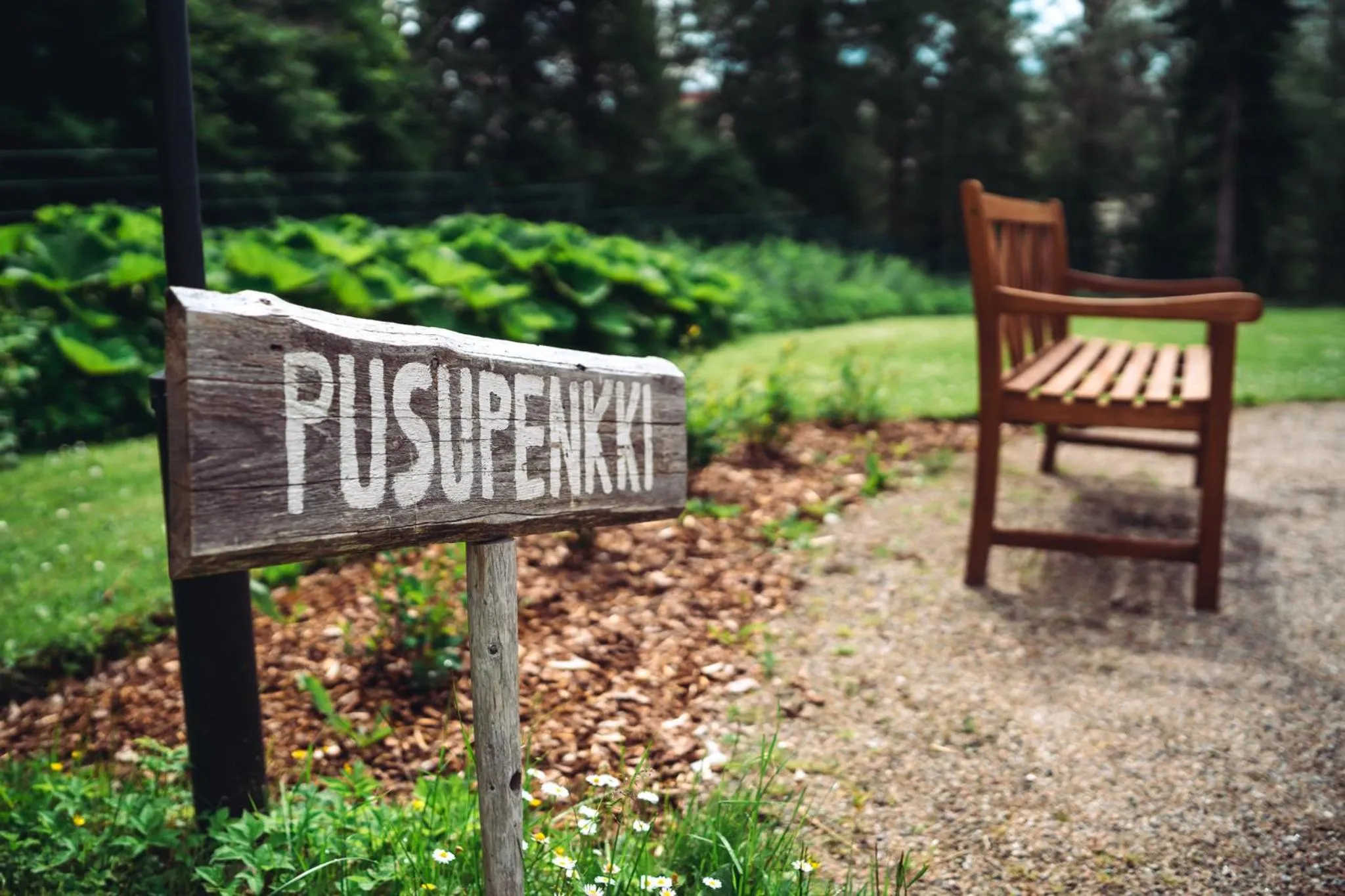 Garden in Karolineburg Manor House Hotel
