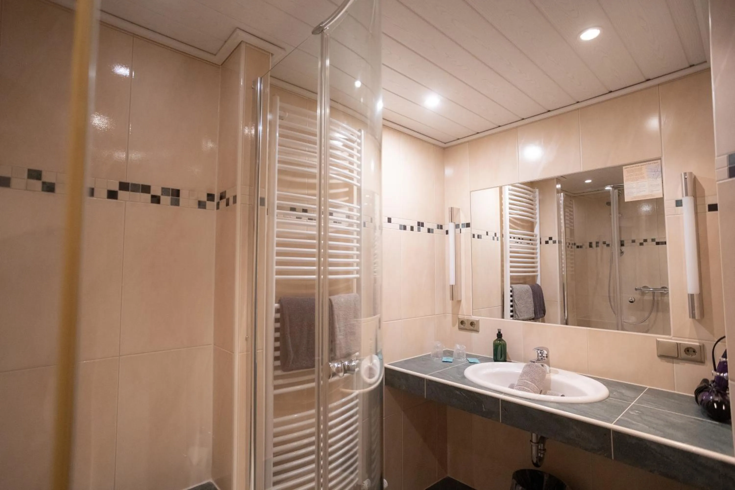 Bathroom in Hotel & Gasthof Hubertushöhe - Ihr Hotel für Urlaub mit Hund