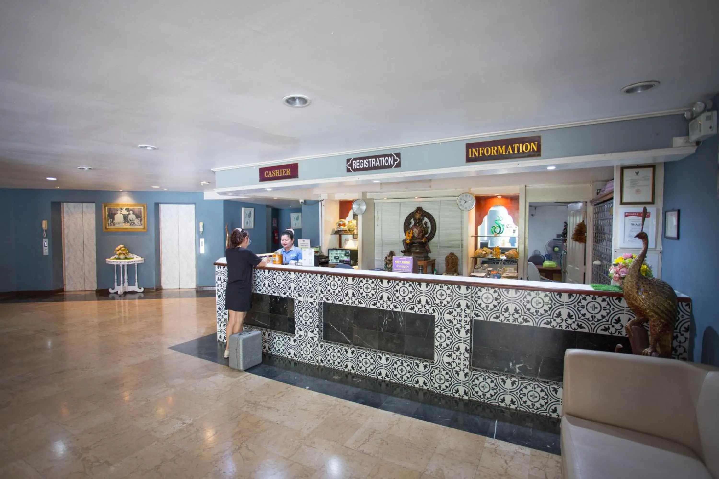 Lobby or reception in Sawasdee Siam Pattaya Hotel