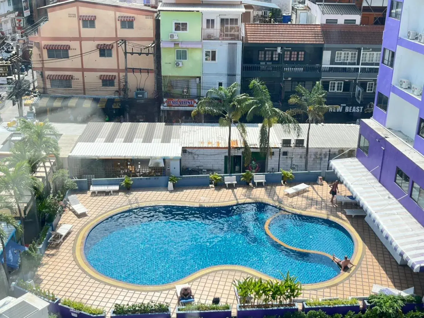 Swimming pool in Sawasdee Siam Pattaya Hotel Swimming pool in Sawasdee Siam Pattaya Hotel