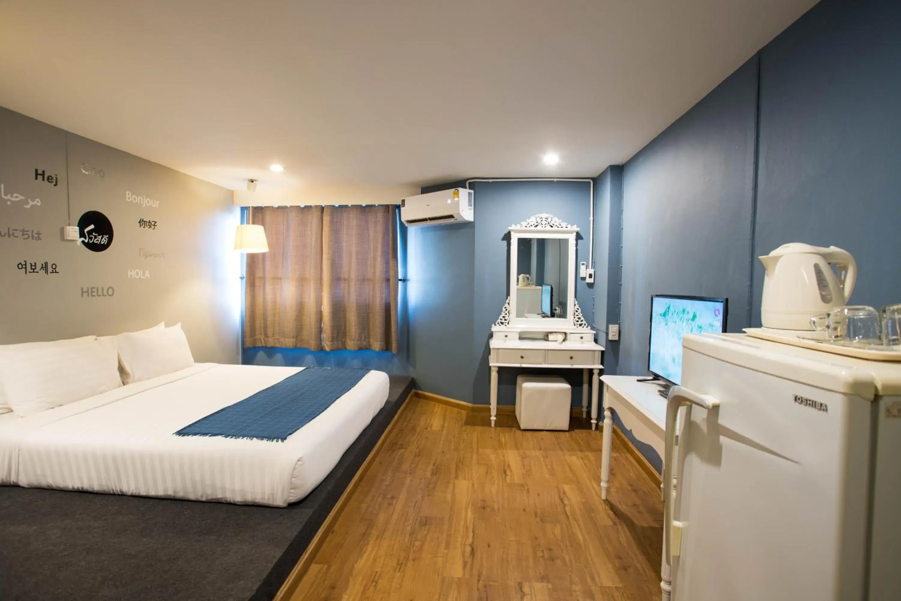 Bedroom, Bed in Sawasdee Siam Pattaya Hotel Bedroom, Bed in Sawasdee Siam Pattaya Hotel