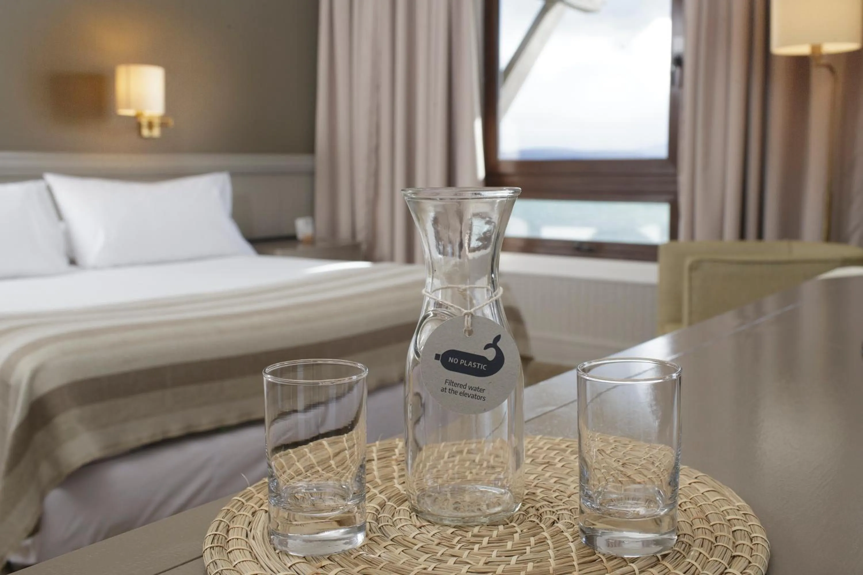 Decorative detail, Bed in Hotel Costaustralis