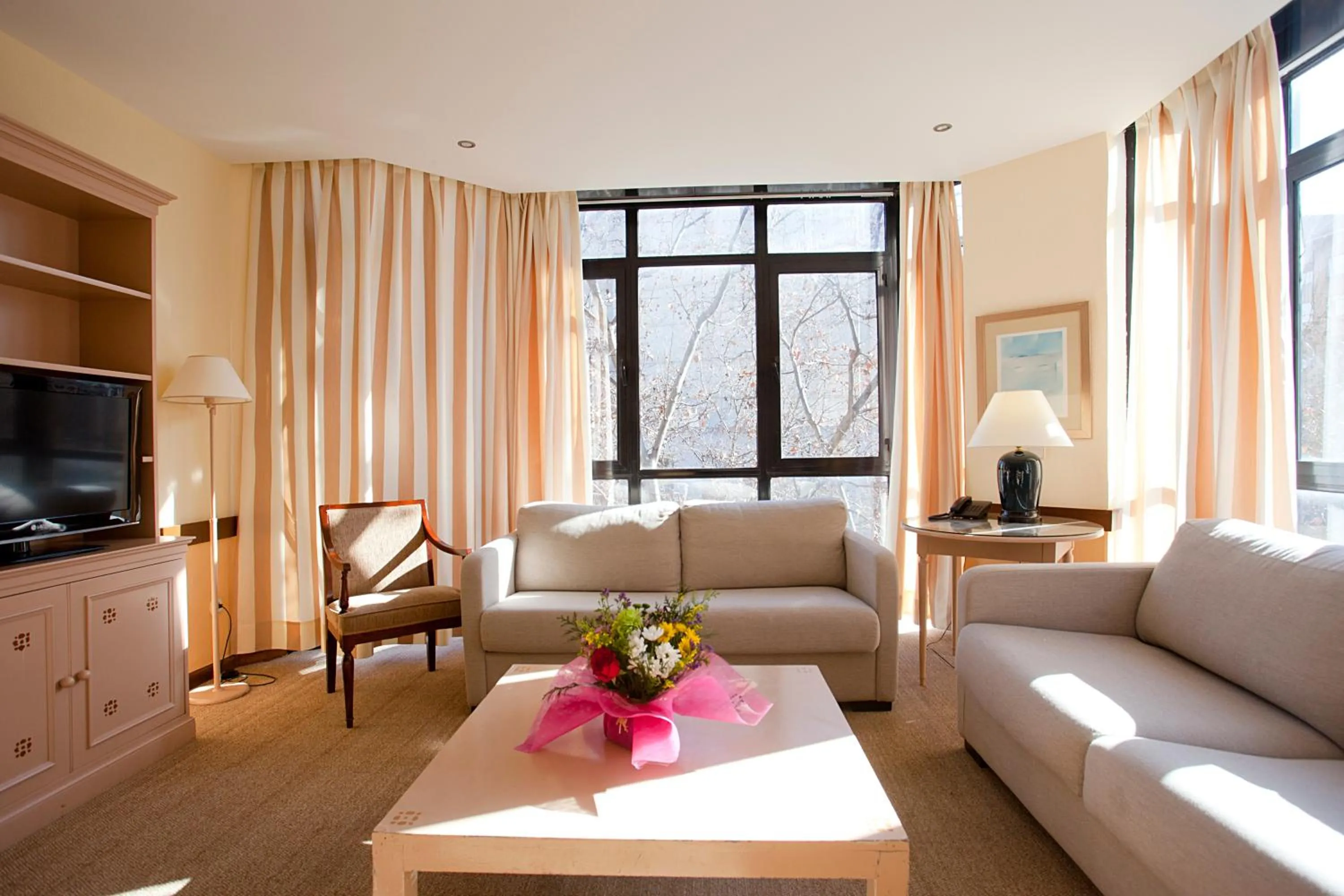 Living room in Espahotel Plaza Basílica