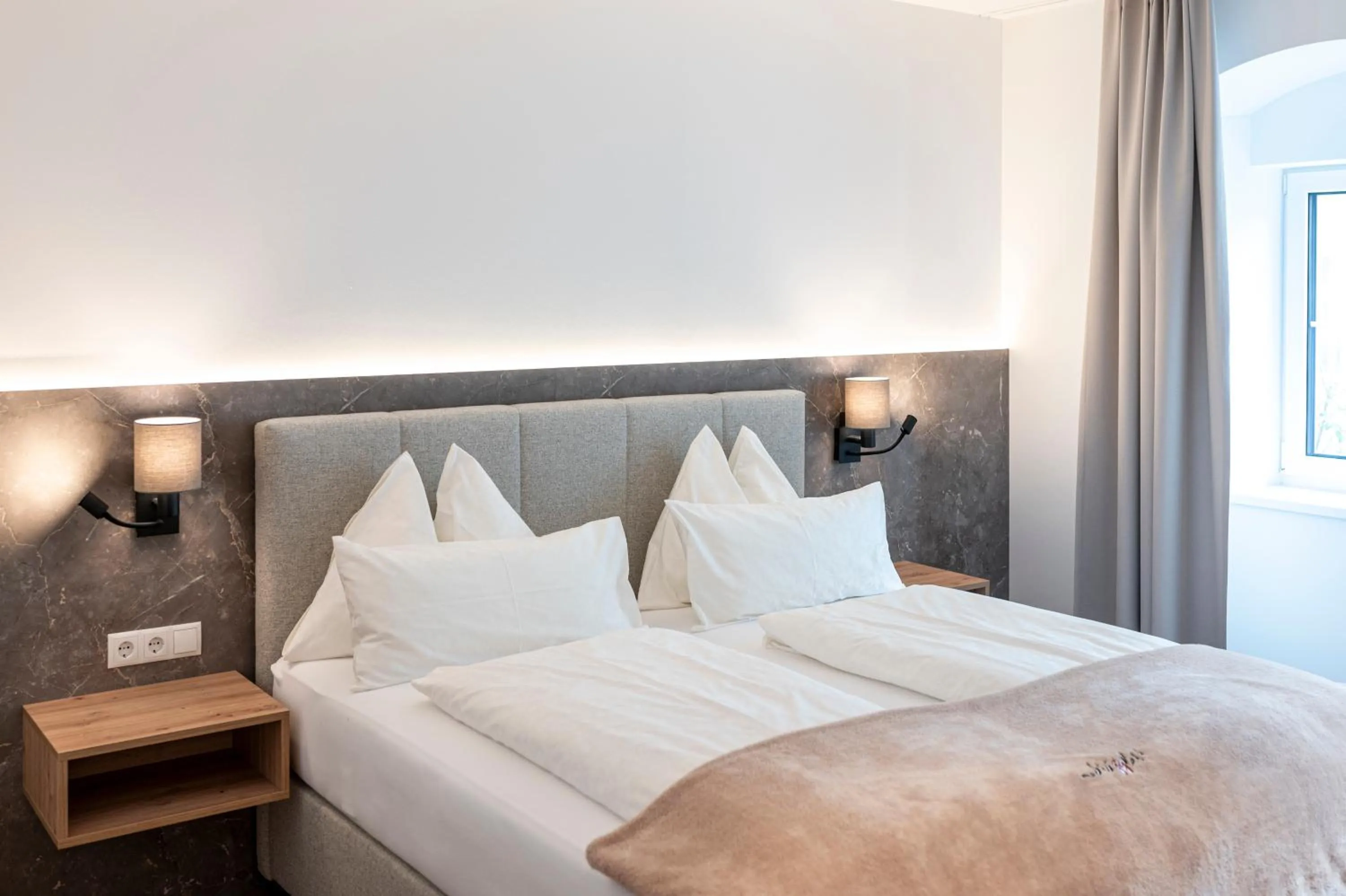 Bed in Hotel Gasthof Brüggler