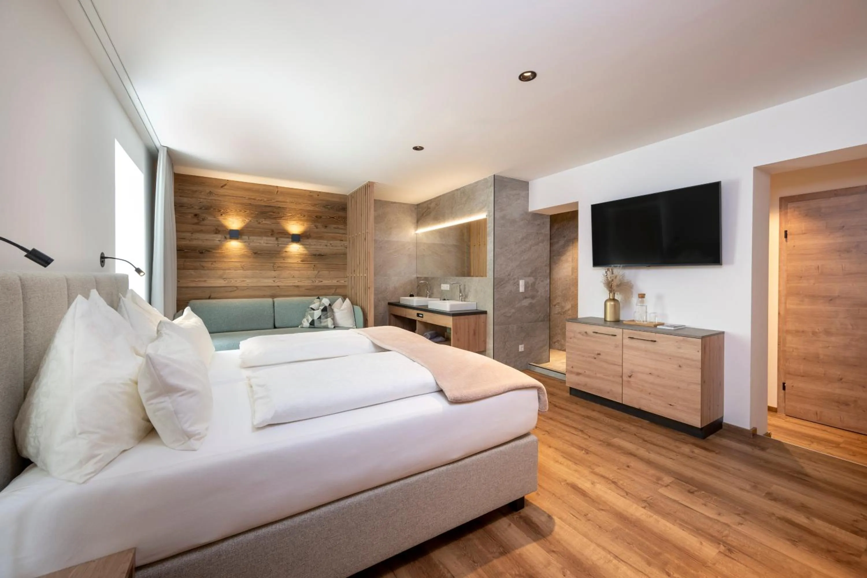 Bed in Hotel Gasthof Brüggler