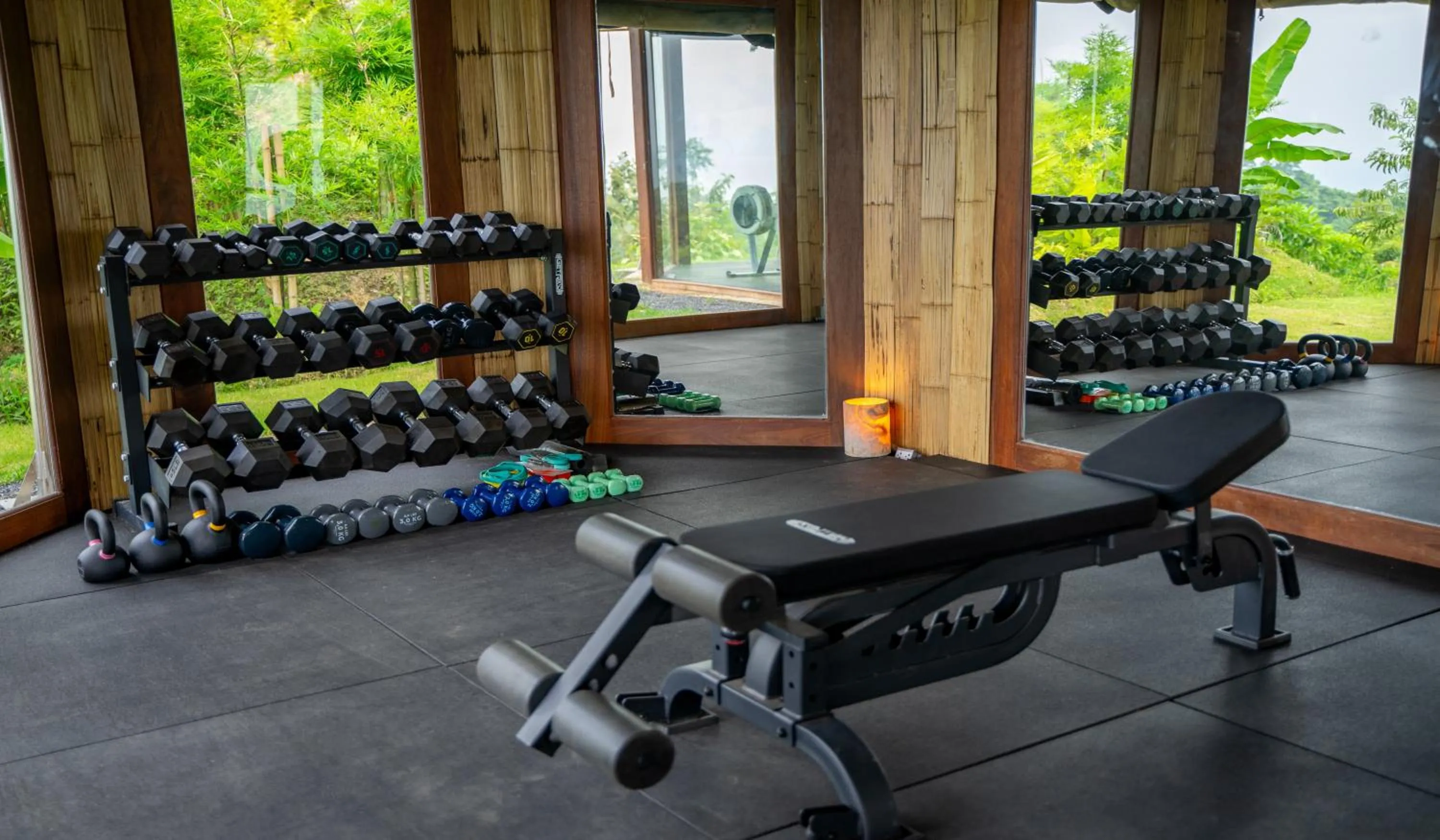 Fitness centre/facilities in 9 Hornbills Tented Camp