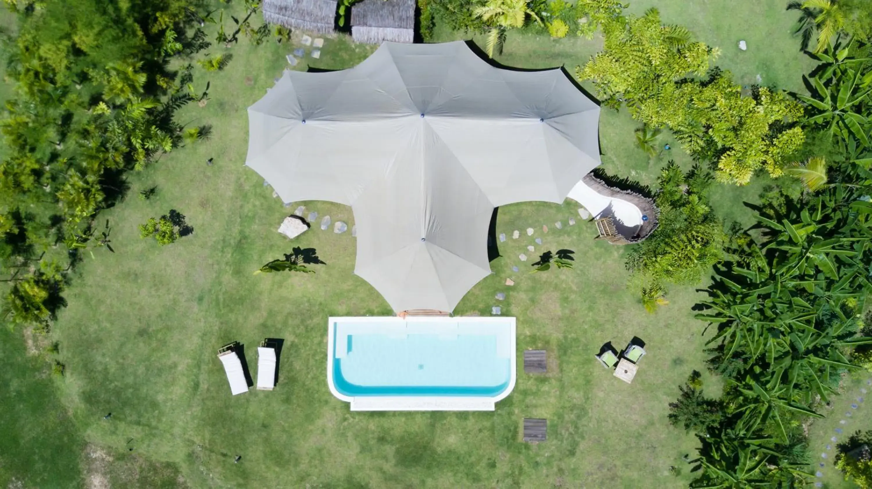 Bird's eye view in 9 Hornbills Tented Camp Bird's eye view in 9 Hornbills Tented Camp