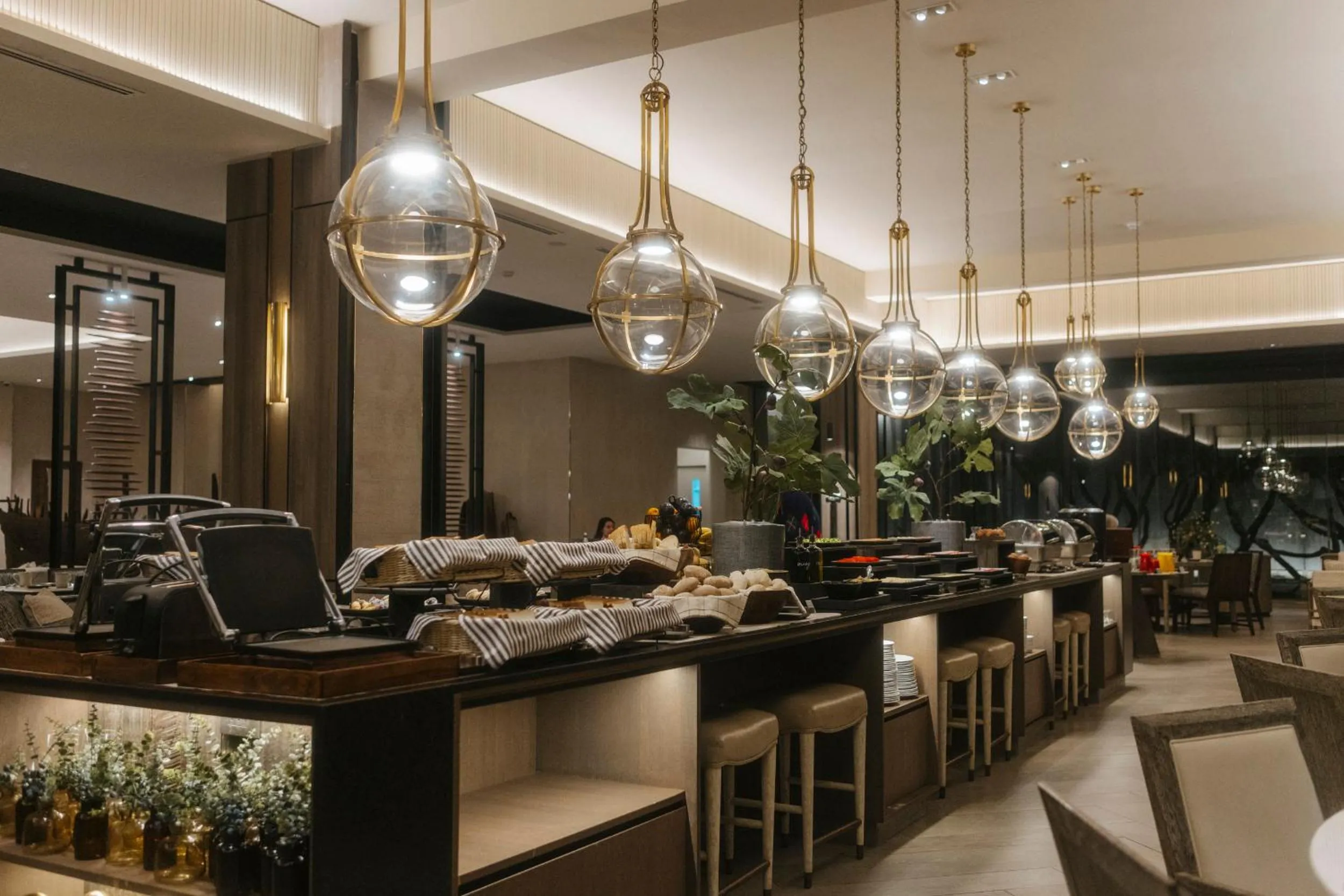 Buffet breakfast in Hotel Cabo De Hornos