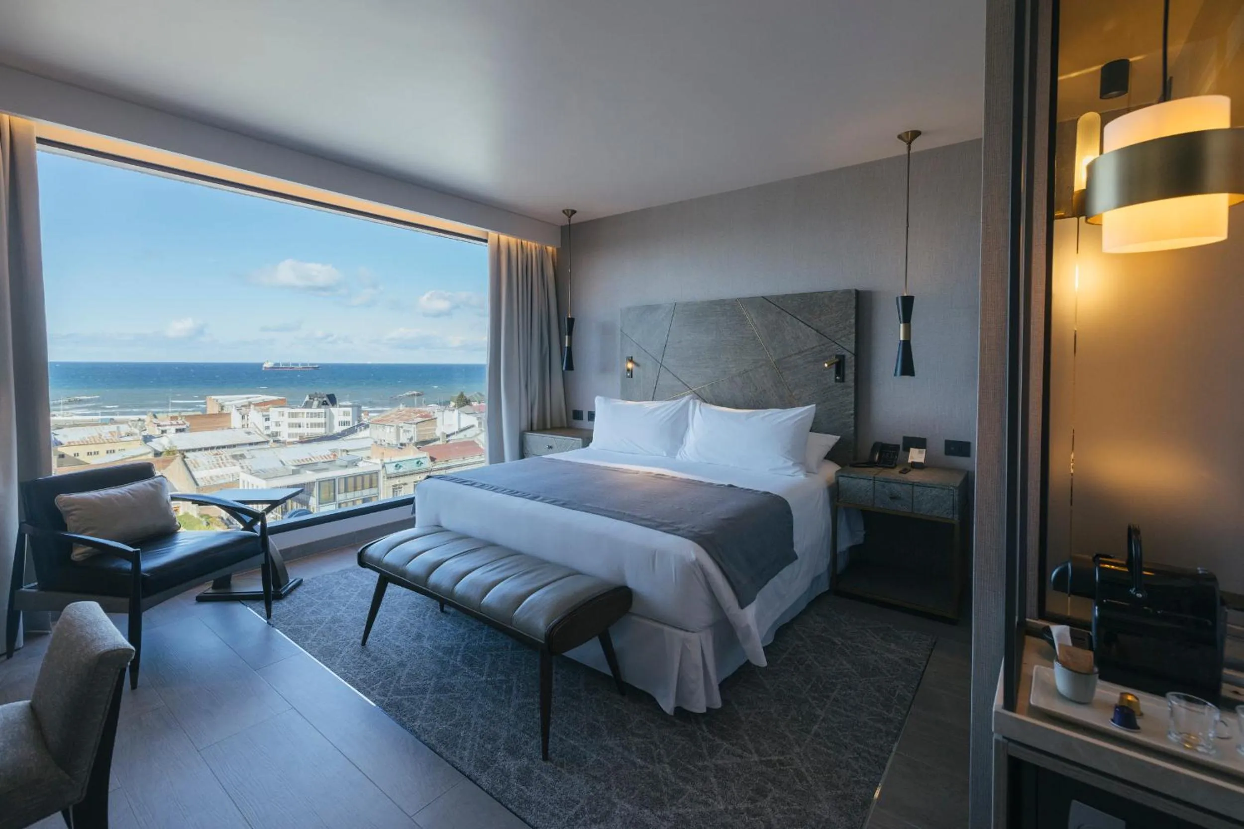 Bed in Hotel Cabo De Hornos