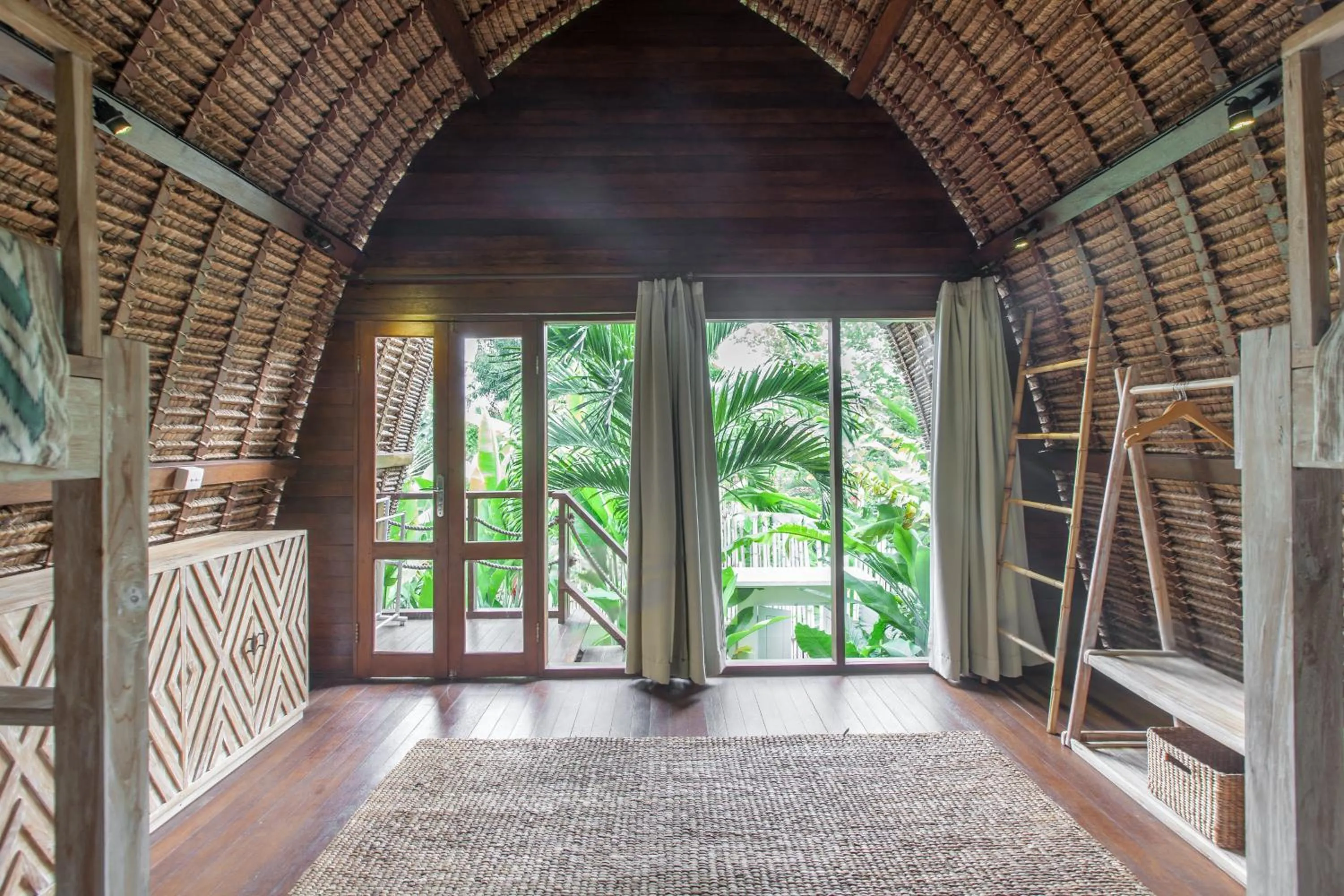 Garden view in The Green Room Seminyak