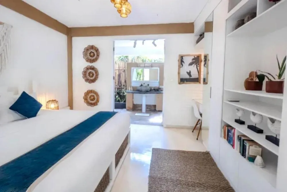 Bedroom, Bed in The Green Room Seminyak