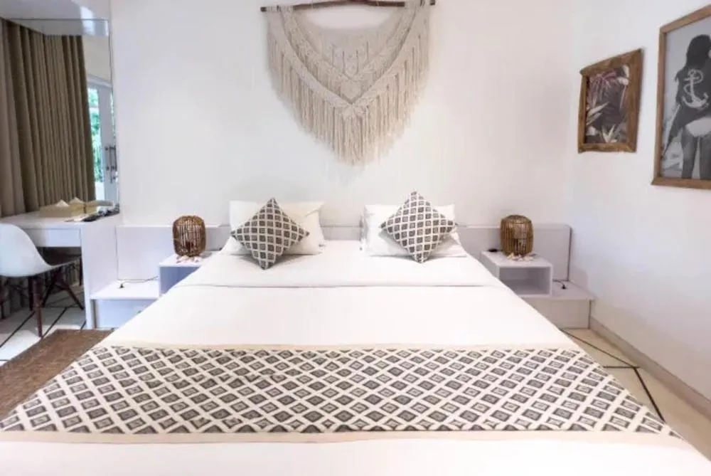 Bed in The Green Room Seminyak