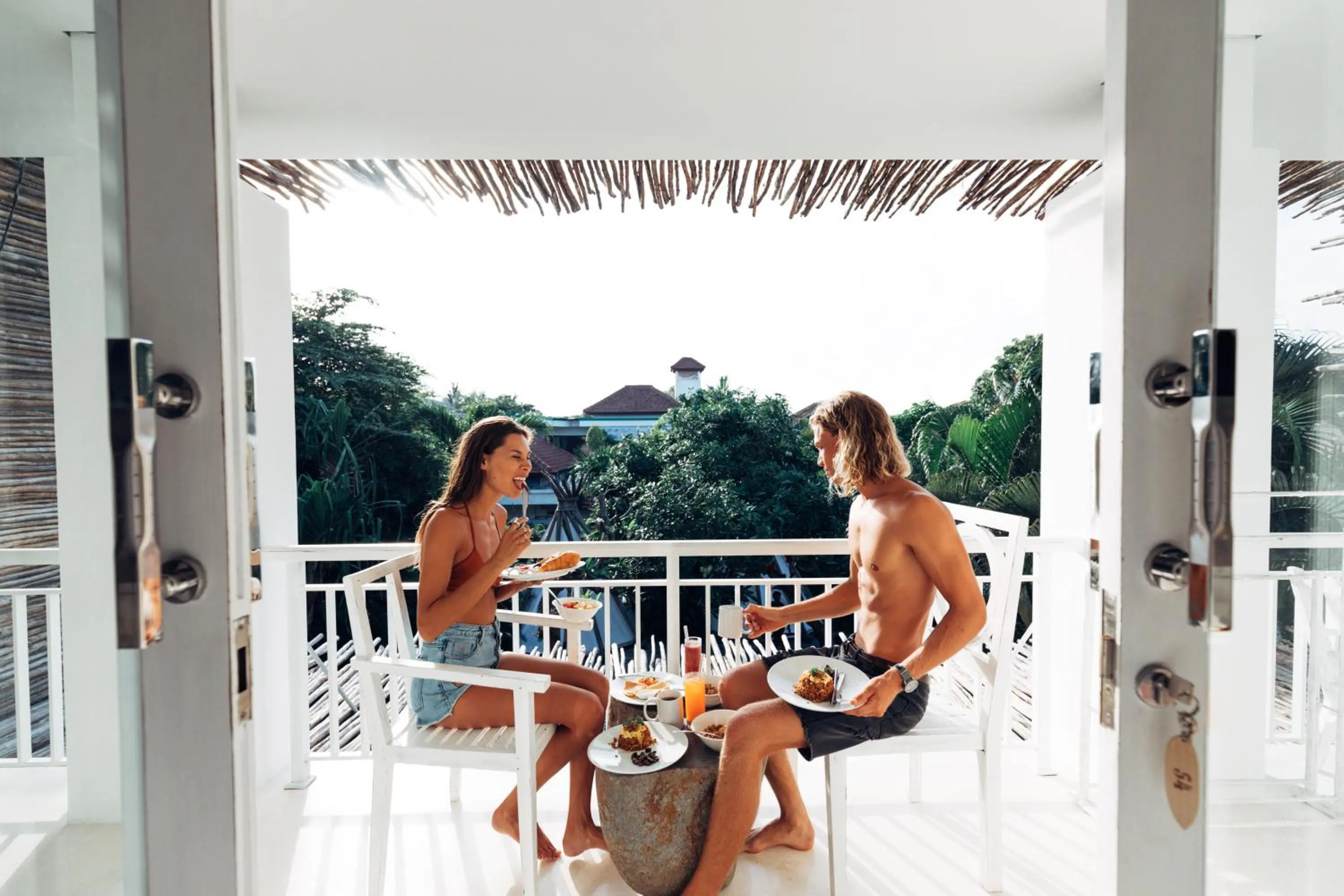 Dining area in The Green Room Seminyak