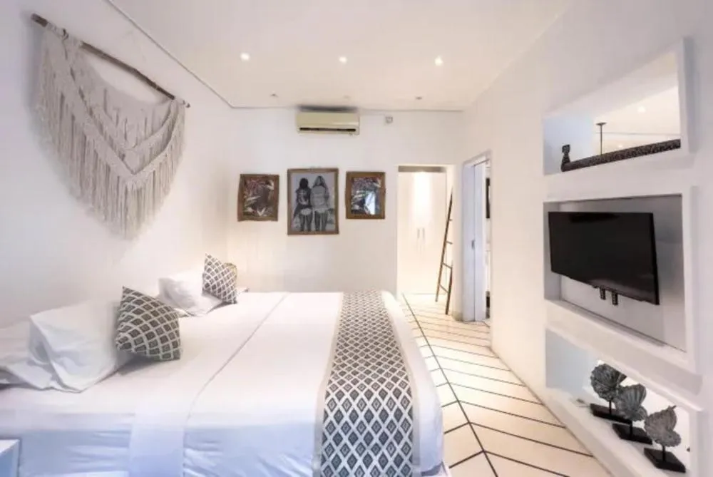 Bed in The Green Room Seminyak