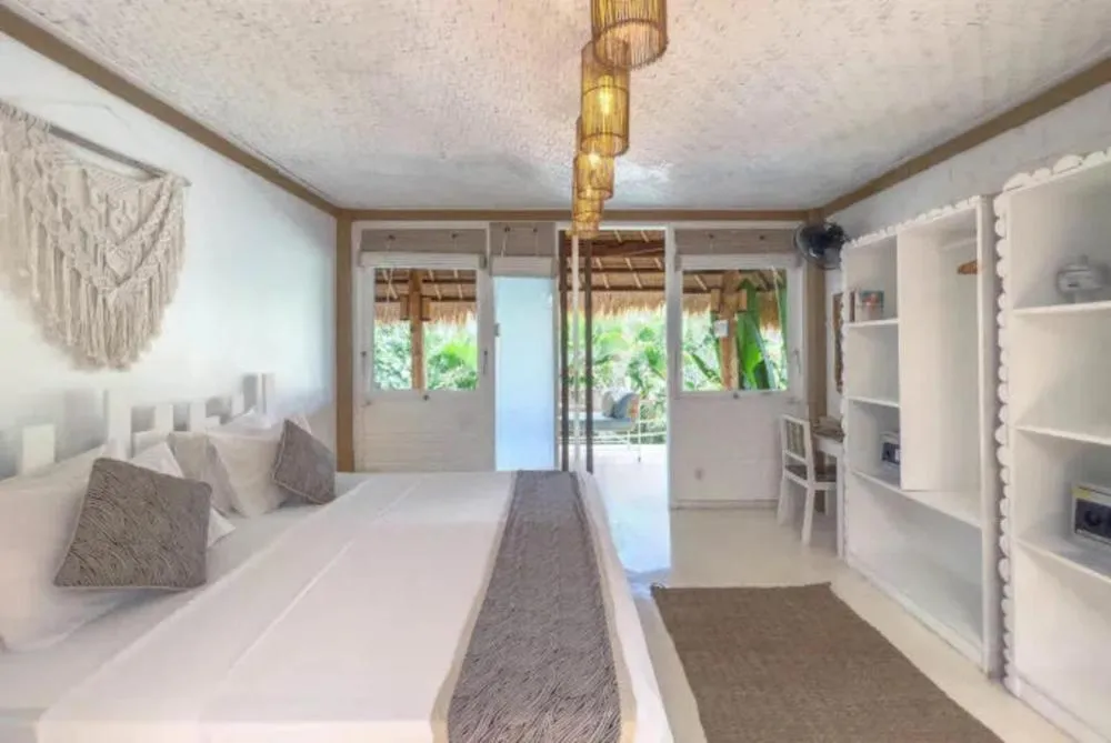 Bed in The Green Room Seminyak