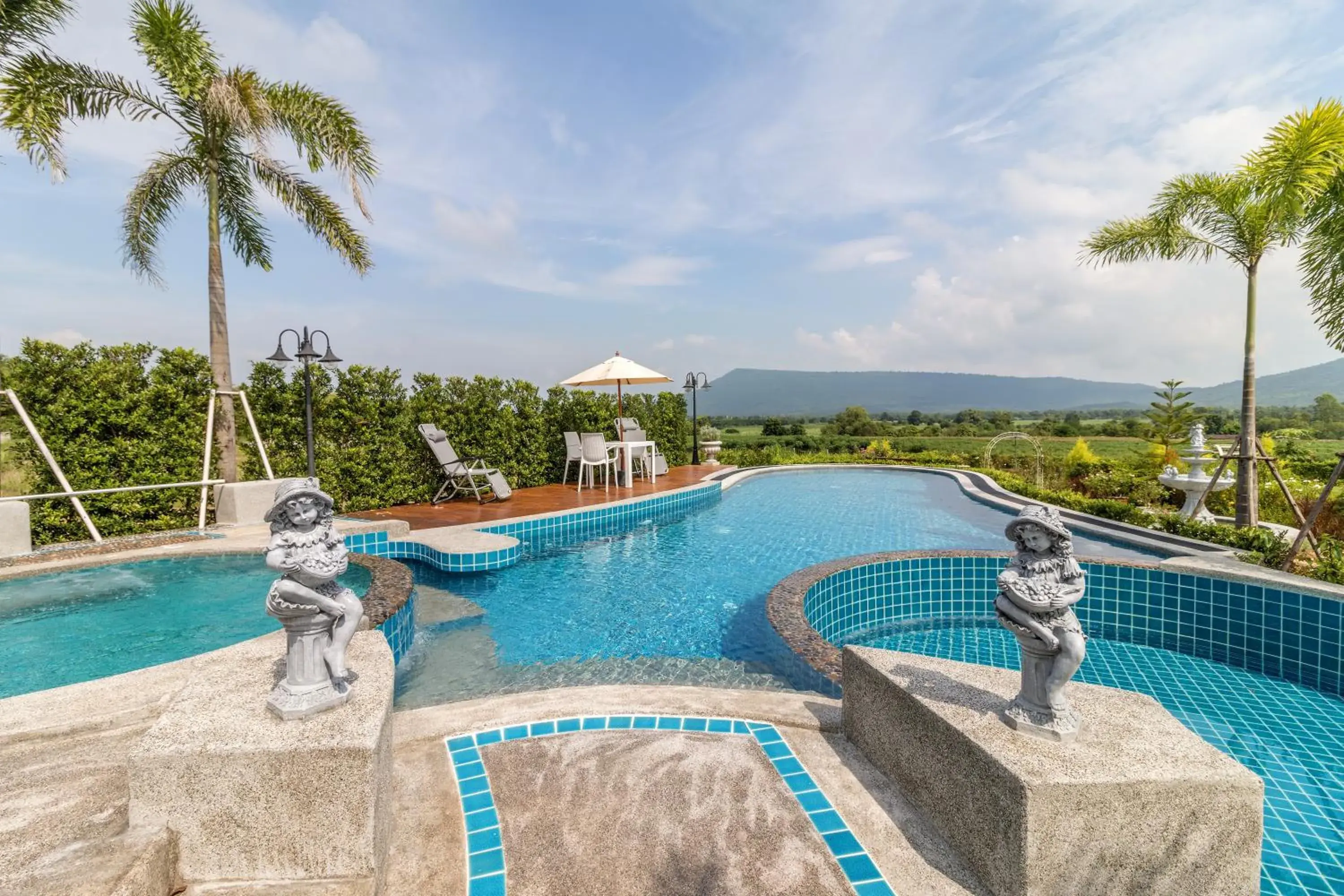 Mountain view in Chateau de Prim Khao Yai Mountain view in Chateau de Prim Khao Yai