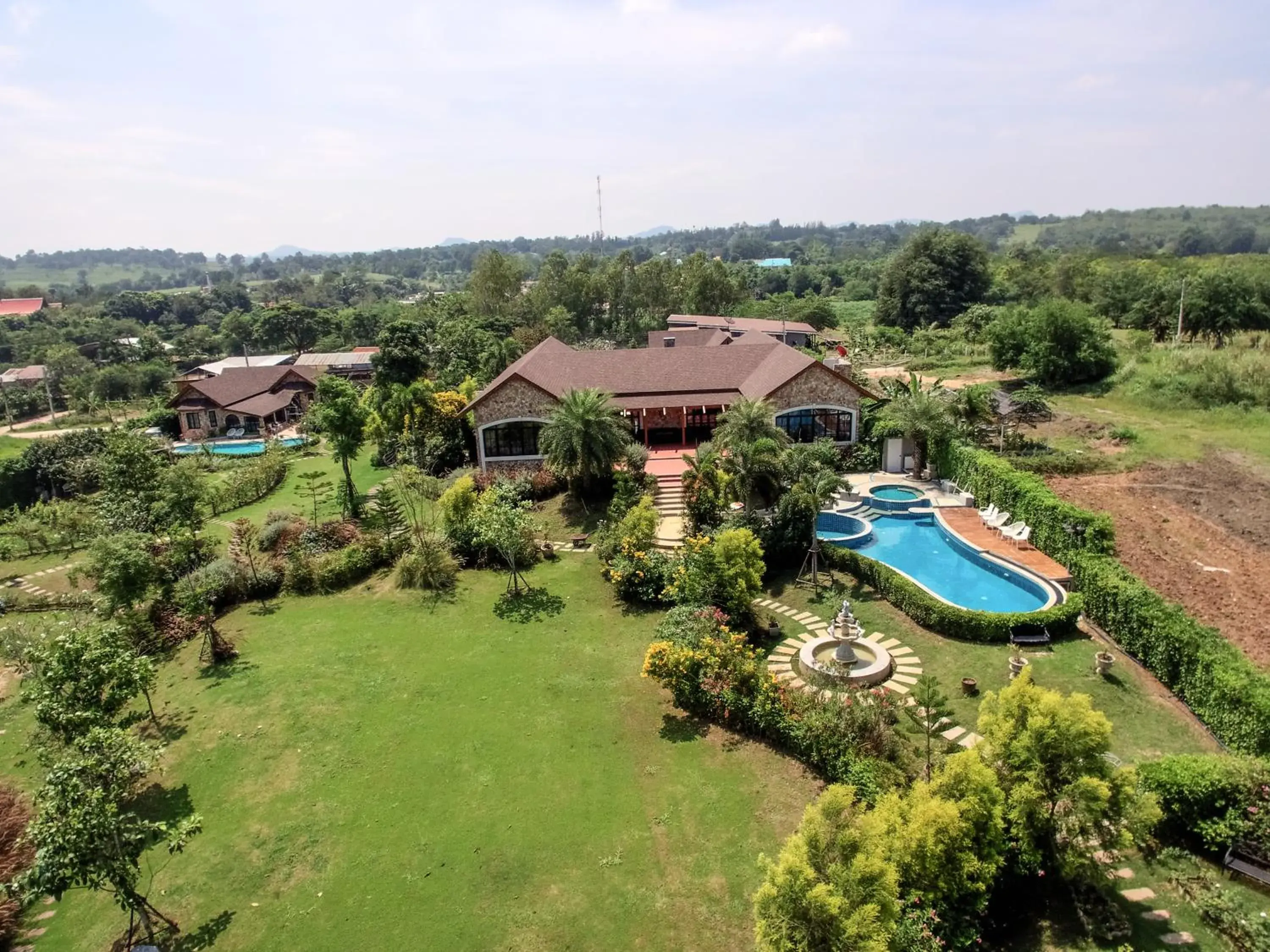 Bird's eye view in Chateau de Prim Khao Yai Bird's eye view in Chateau de Prim Khao Yai