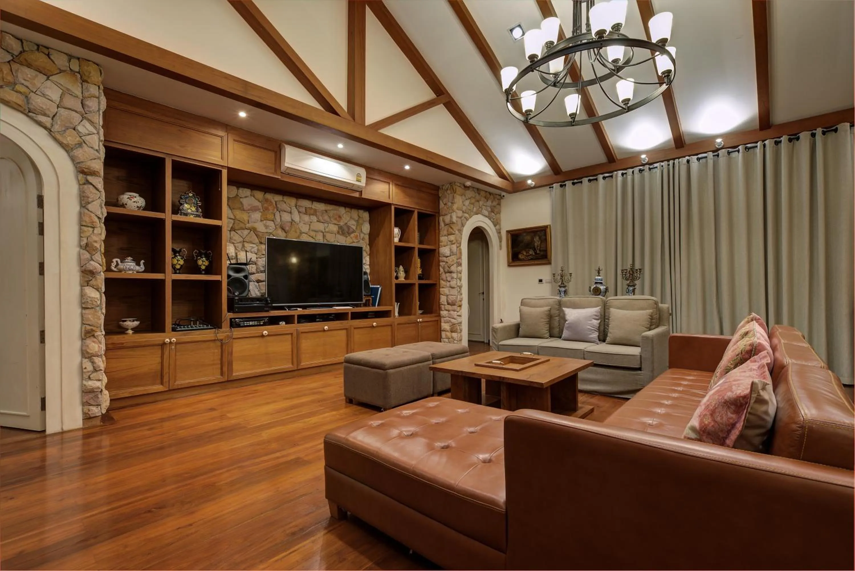 Living room in Chateau de Prim Khao Yai