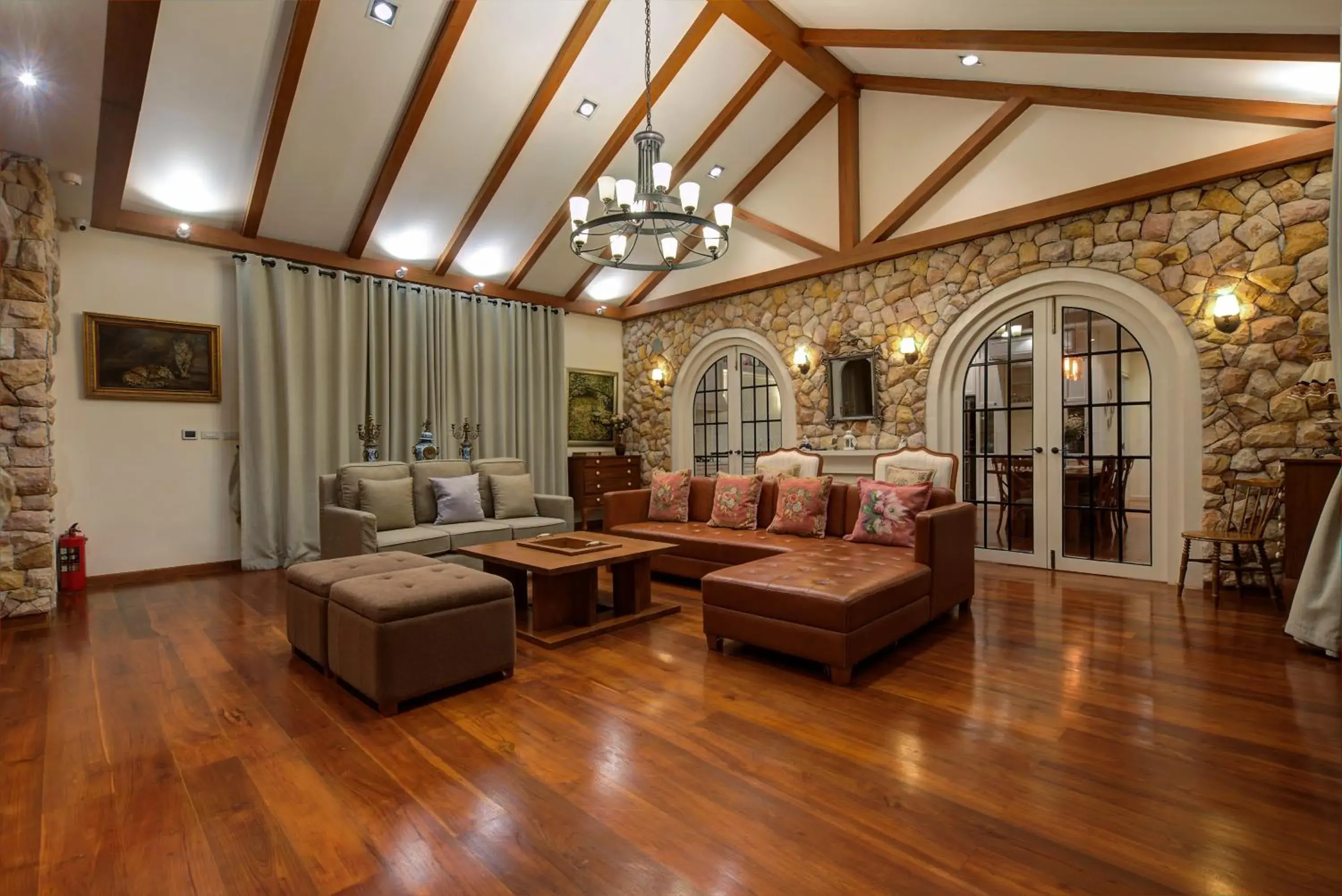 Living room in Chateau de Prim Khao Yai Living room in Chateau de Prim Khao Yai