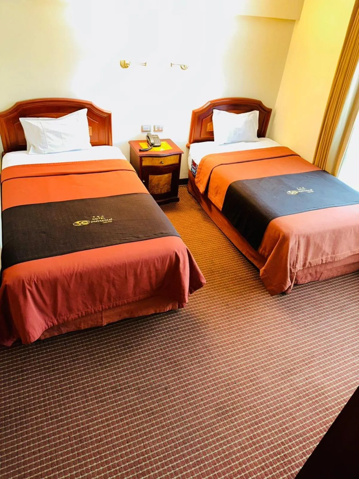 Bed in Hotel Continental Lima