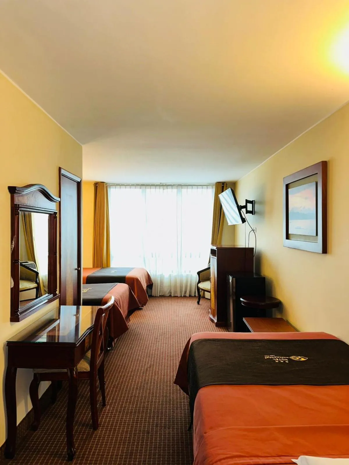 Bed in Hotel Continental Lima