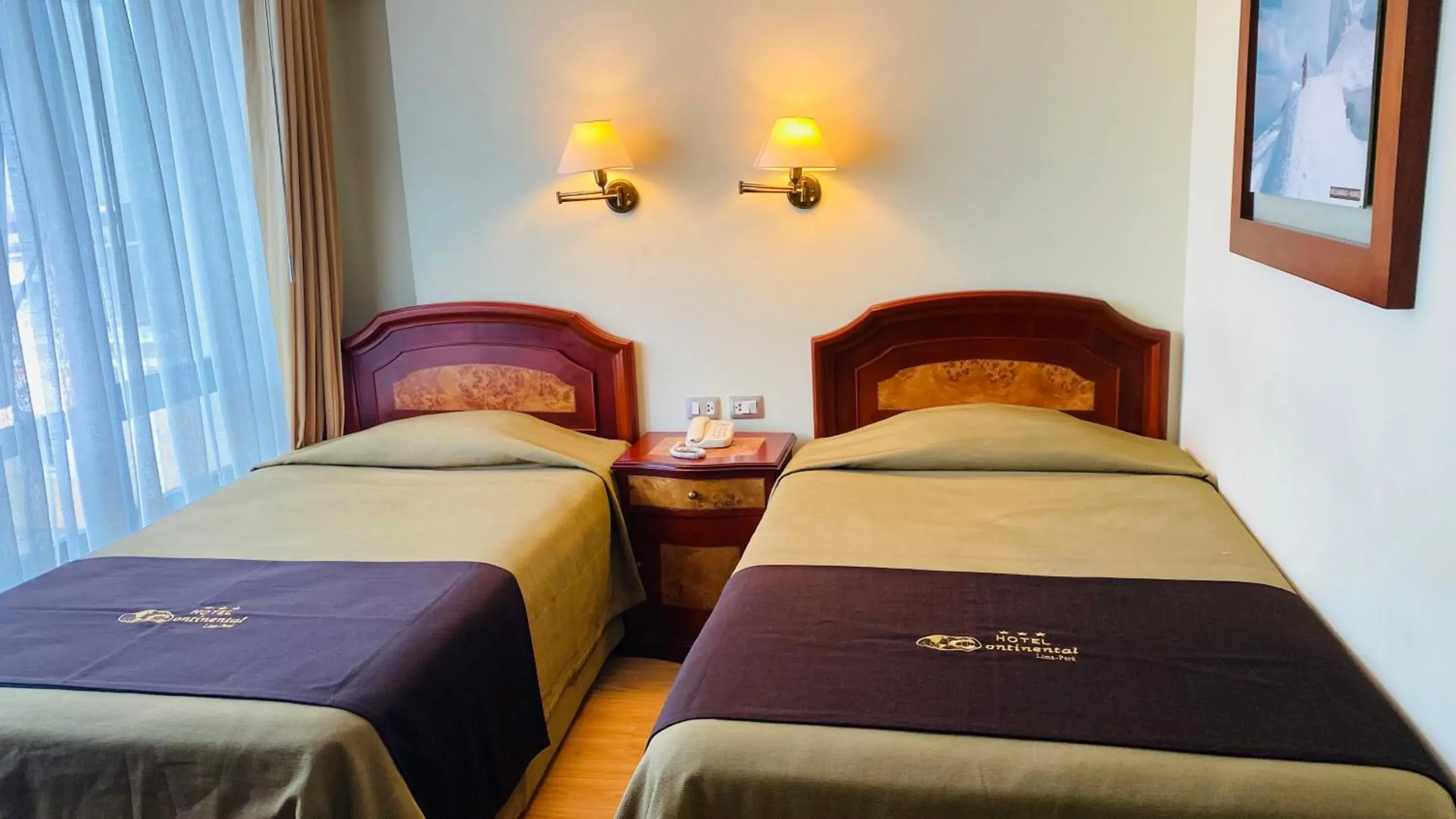 Bed in Hotel Continental Lima Bed in Hotel Continental Lima