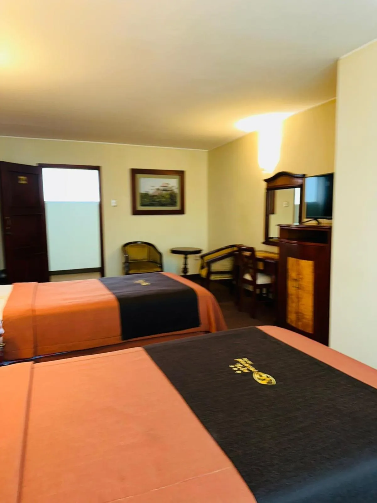 Bed in Hotel Continental Lima