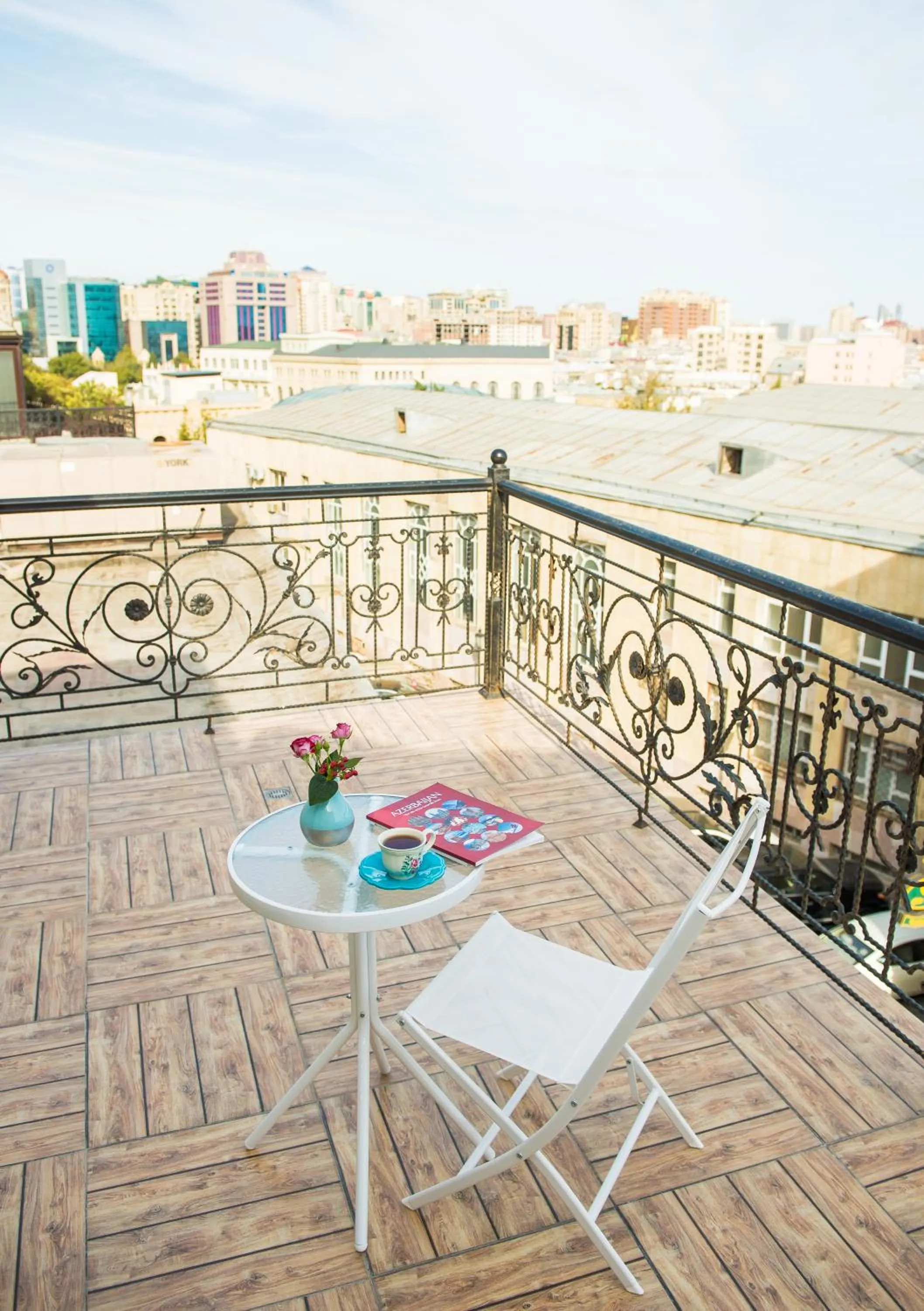 Balcony/Terrace in Two Seasons Boutique Hotel Baku