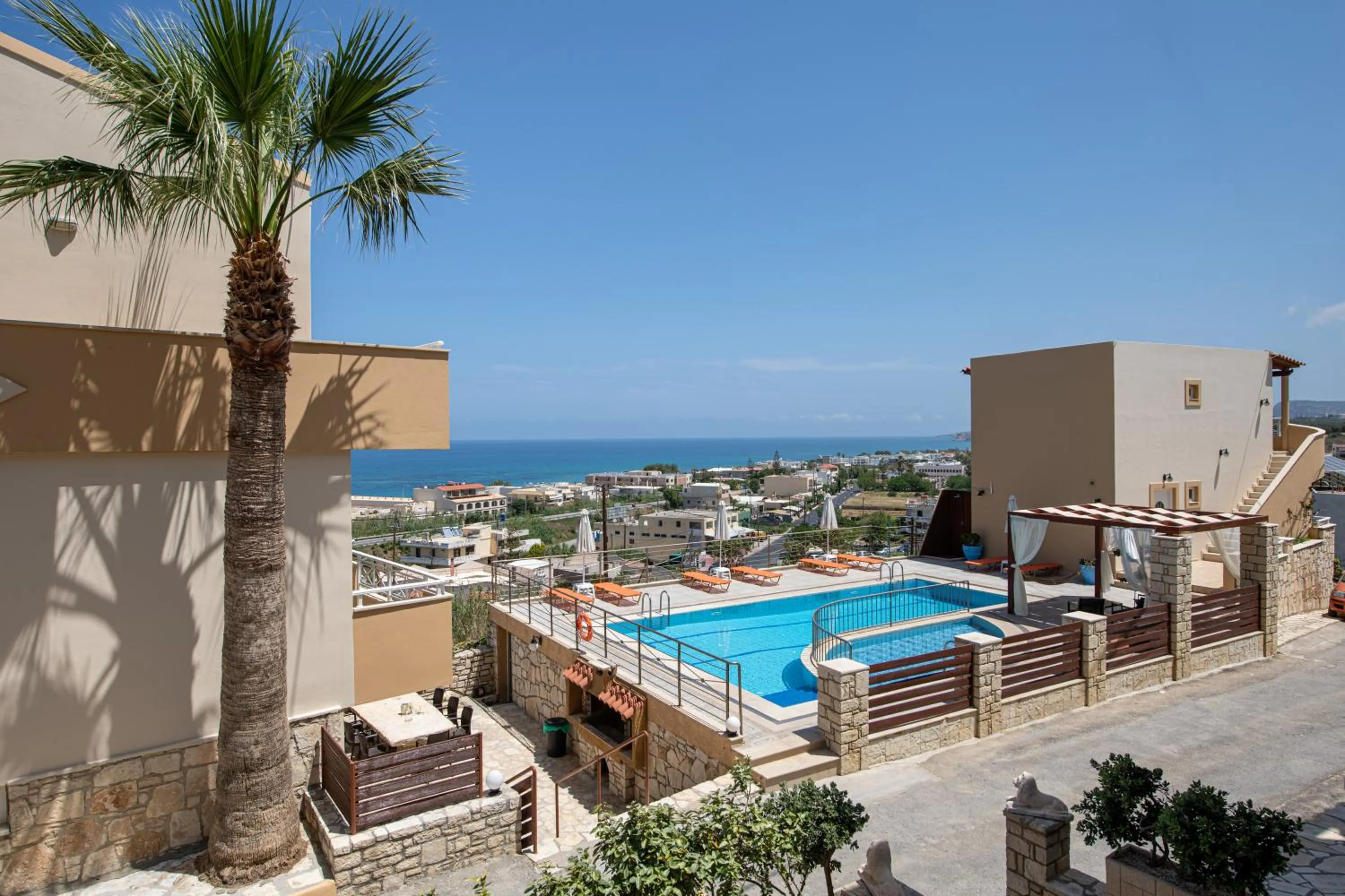 Pool view in Sunrise Apartments
