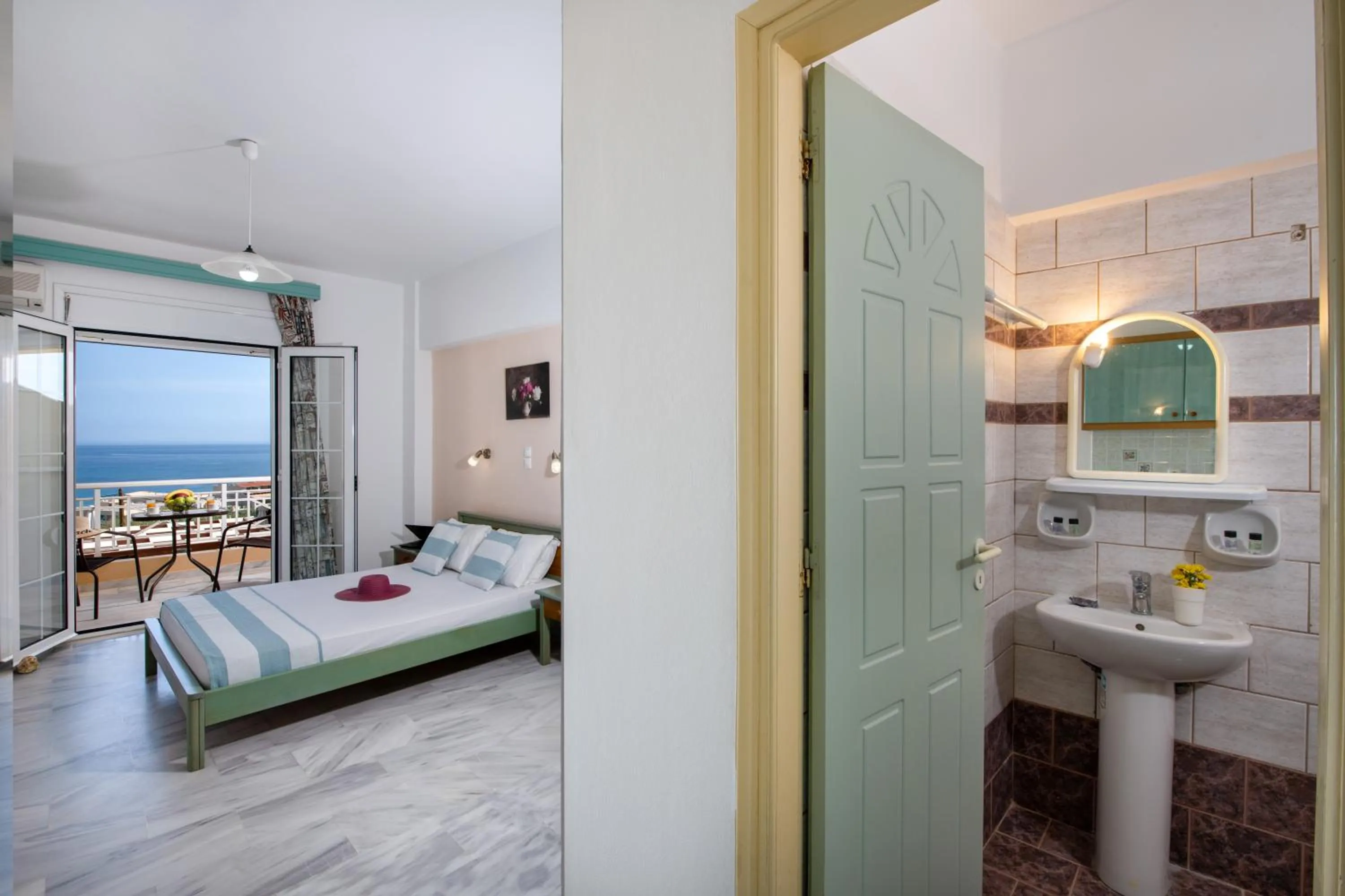 Bed in Sunrise Apartments