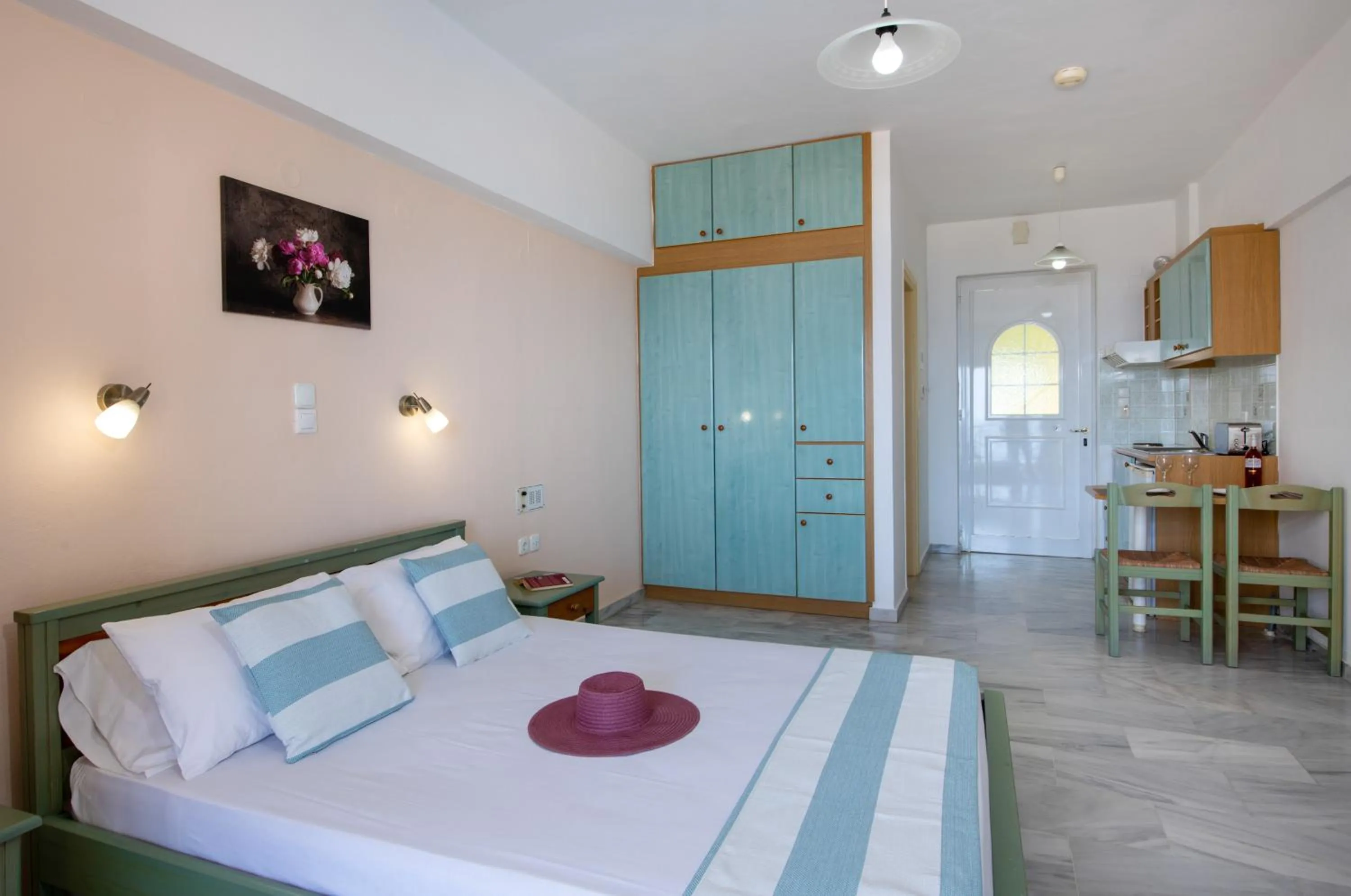 Bed in Sunrise Apartments