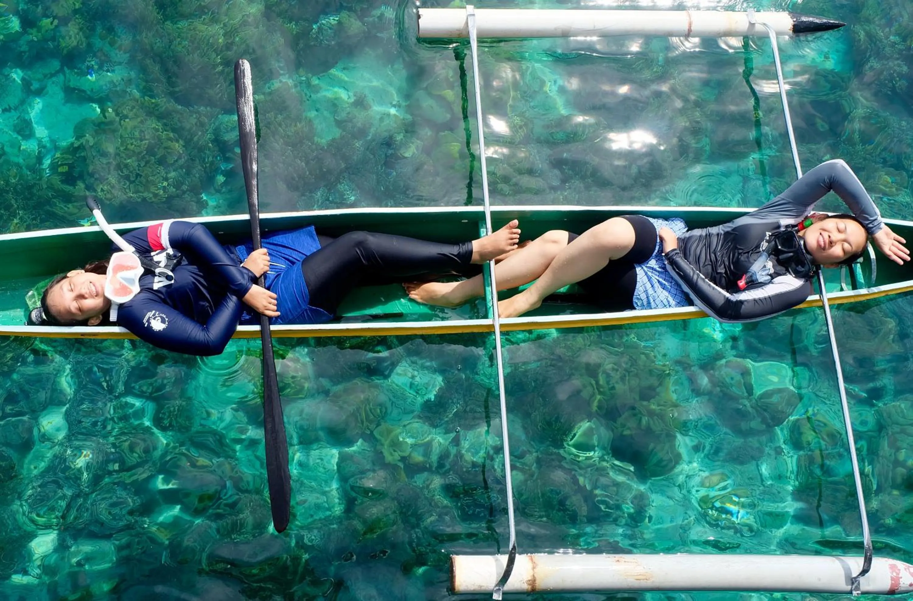 People in Borneo Divers Mabul Resort