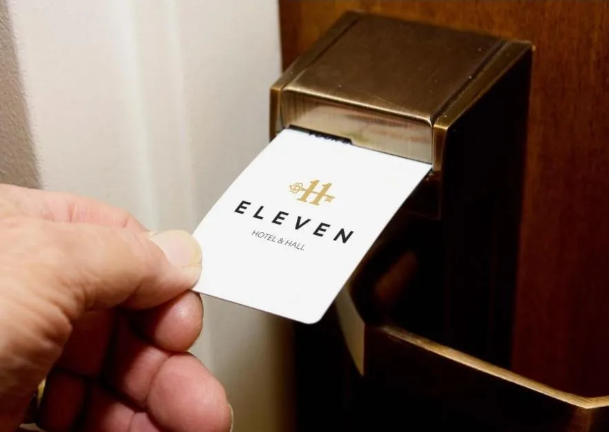 Property logo or sign in Eleven Hotel and Hall