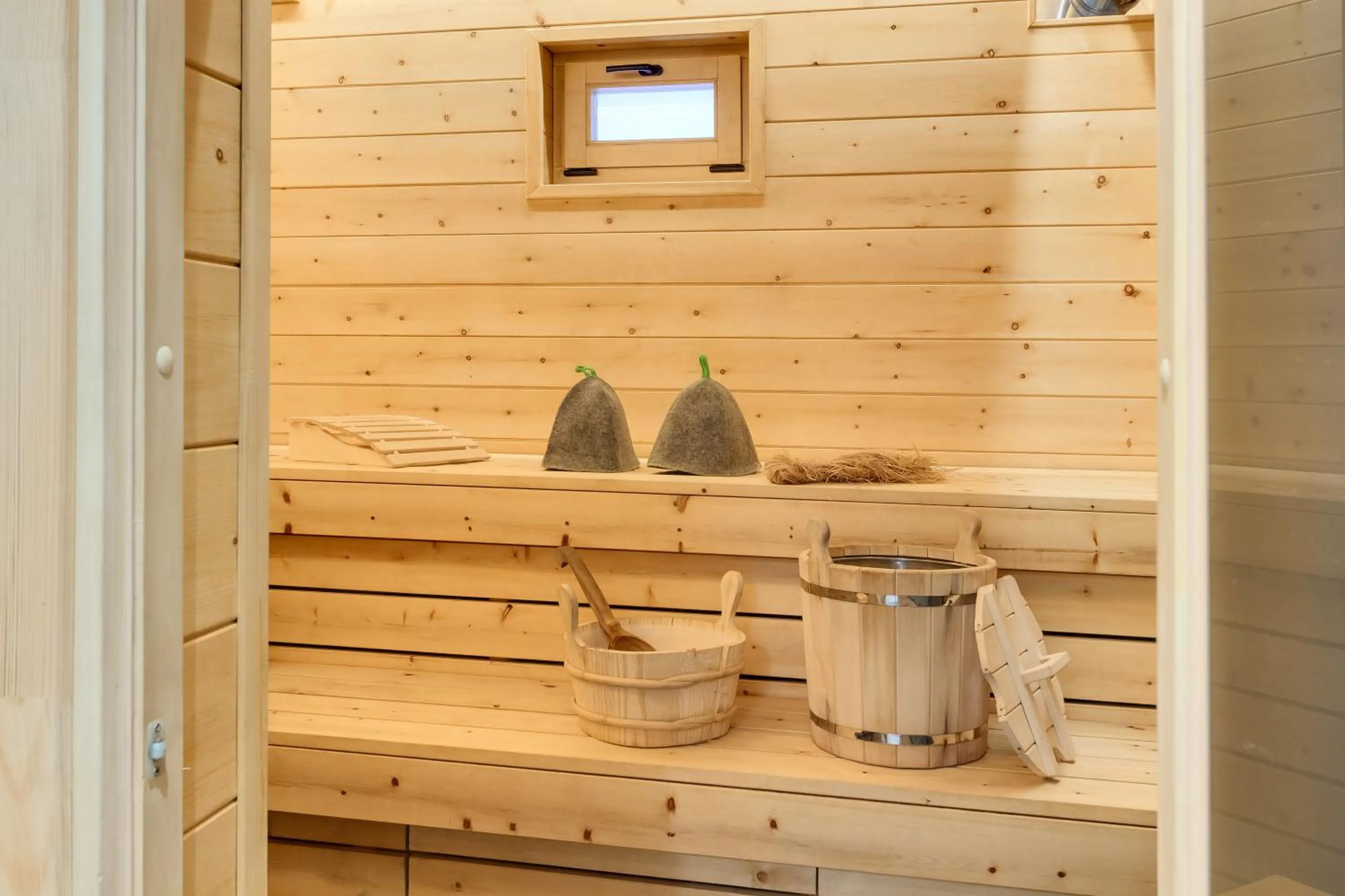 Sauna in Eleven Hotel and Hall