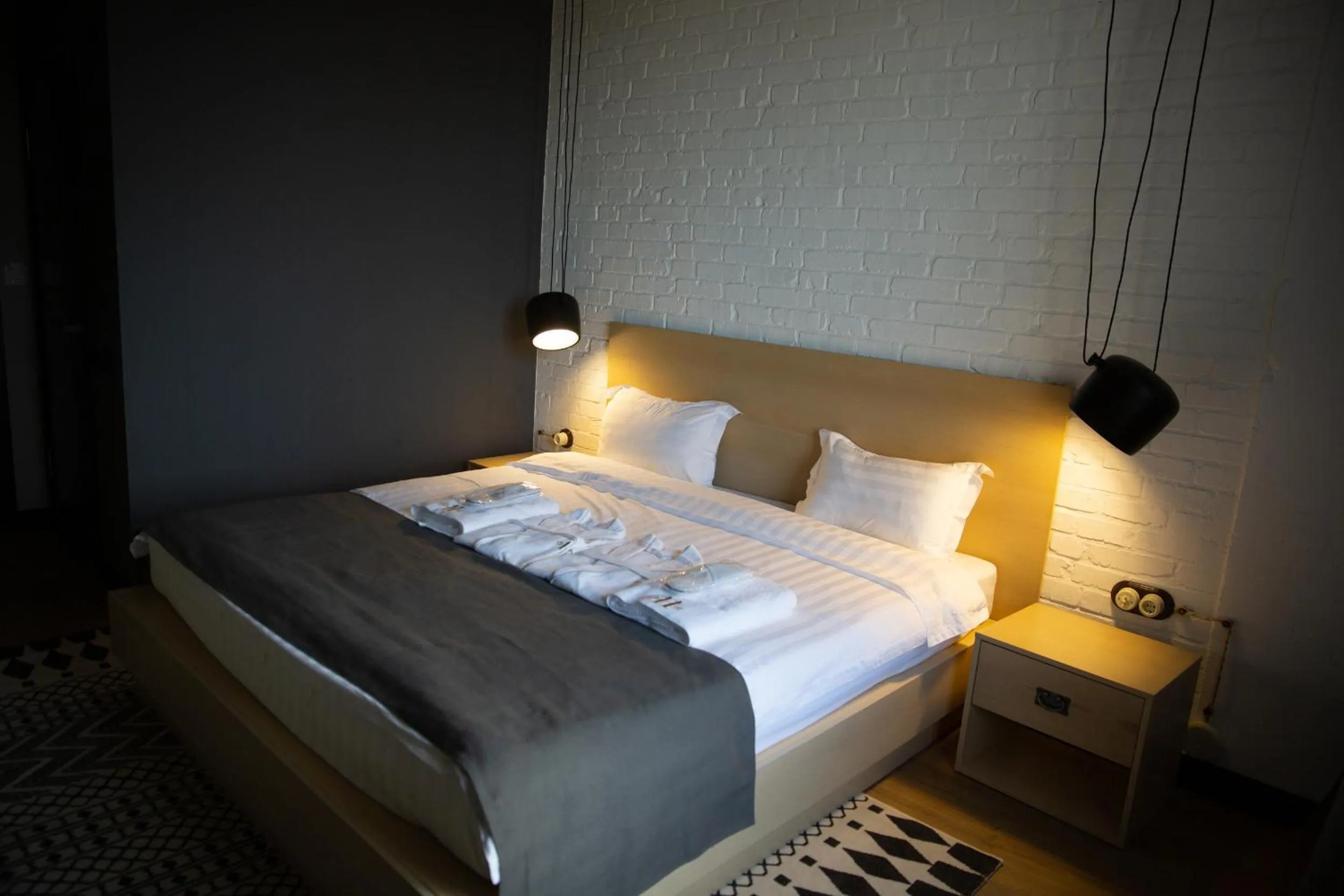 Decorative detail, Bed in Eleven Hotel and Hall