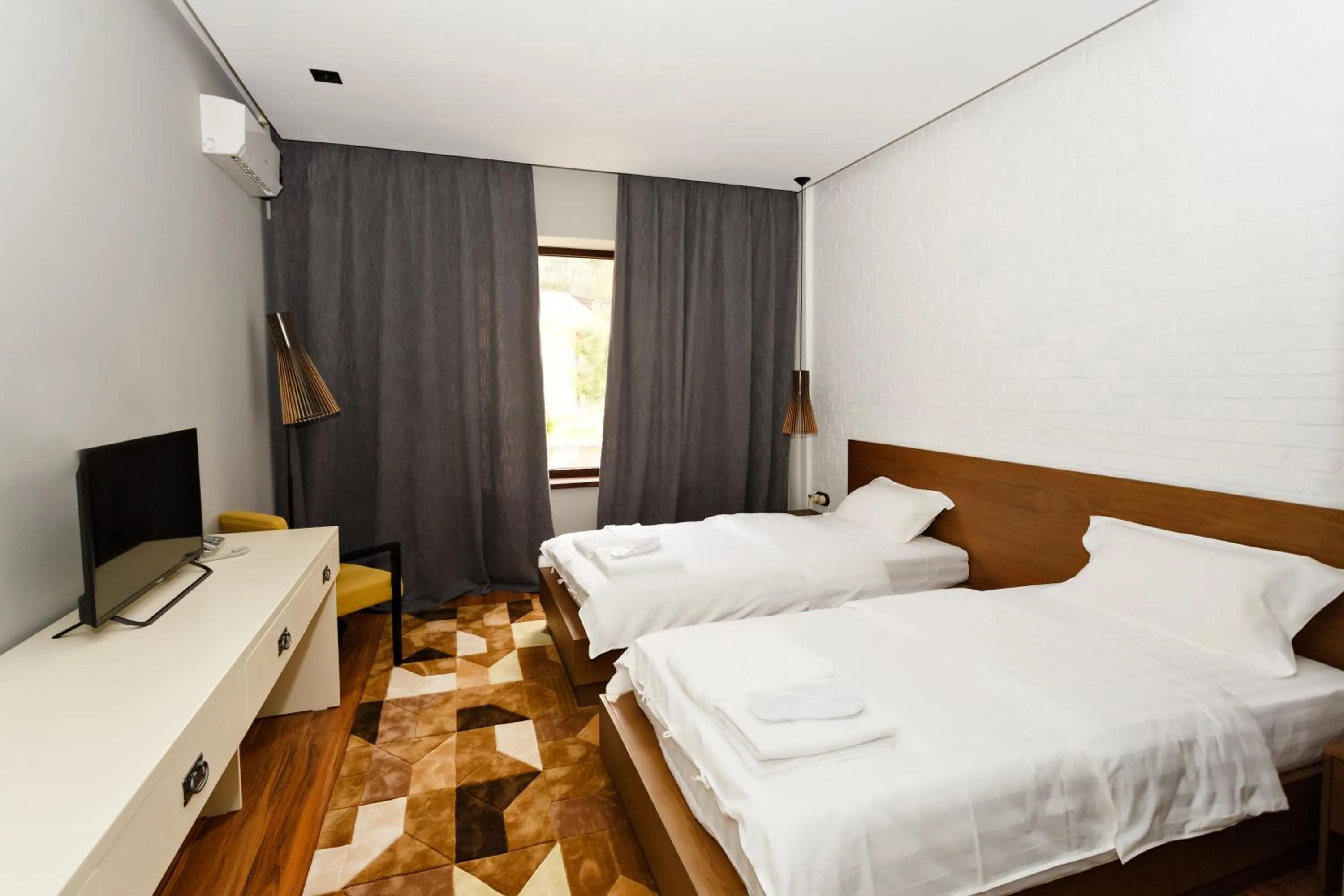 Decorative detail, Bed in Eleven Hotel and Hall
