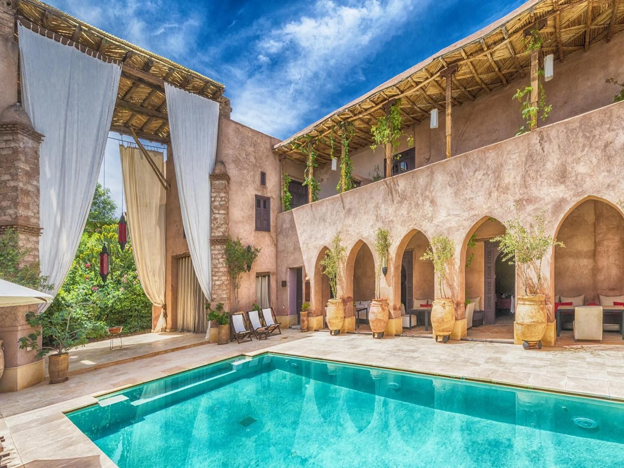 Pool view in Caravan Serai